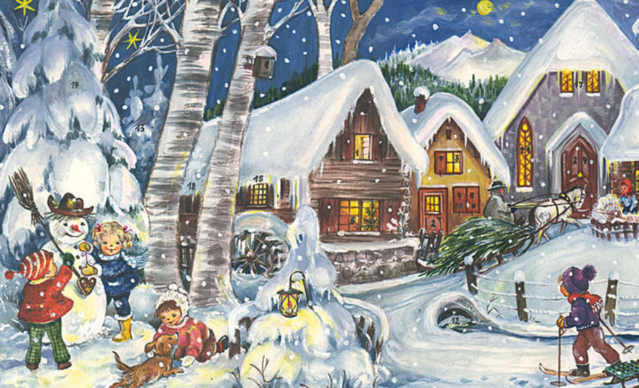Ausschnitt Adventskalender 256 voher