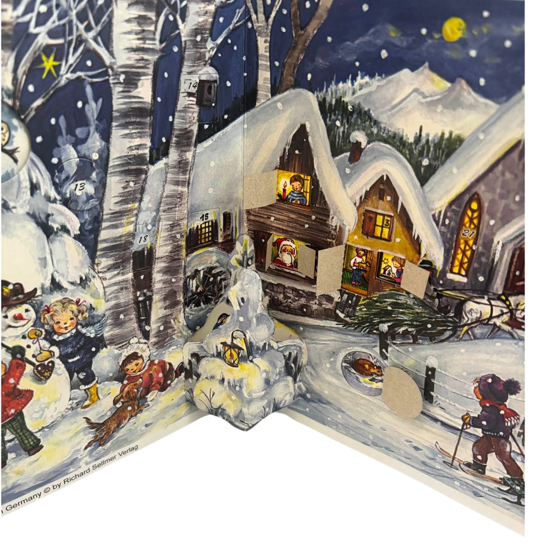 Adventskalender Panorama "Es schneit!" - NEU