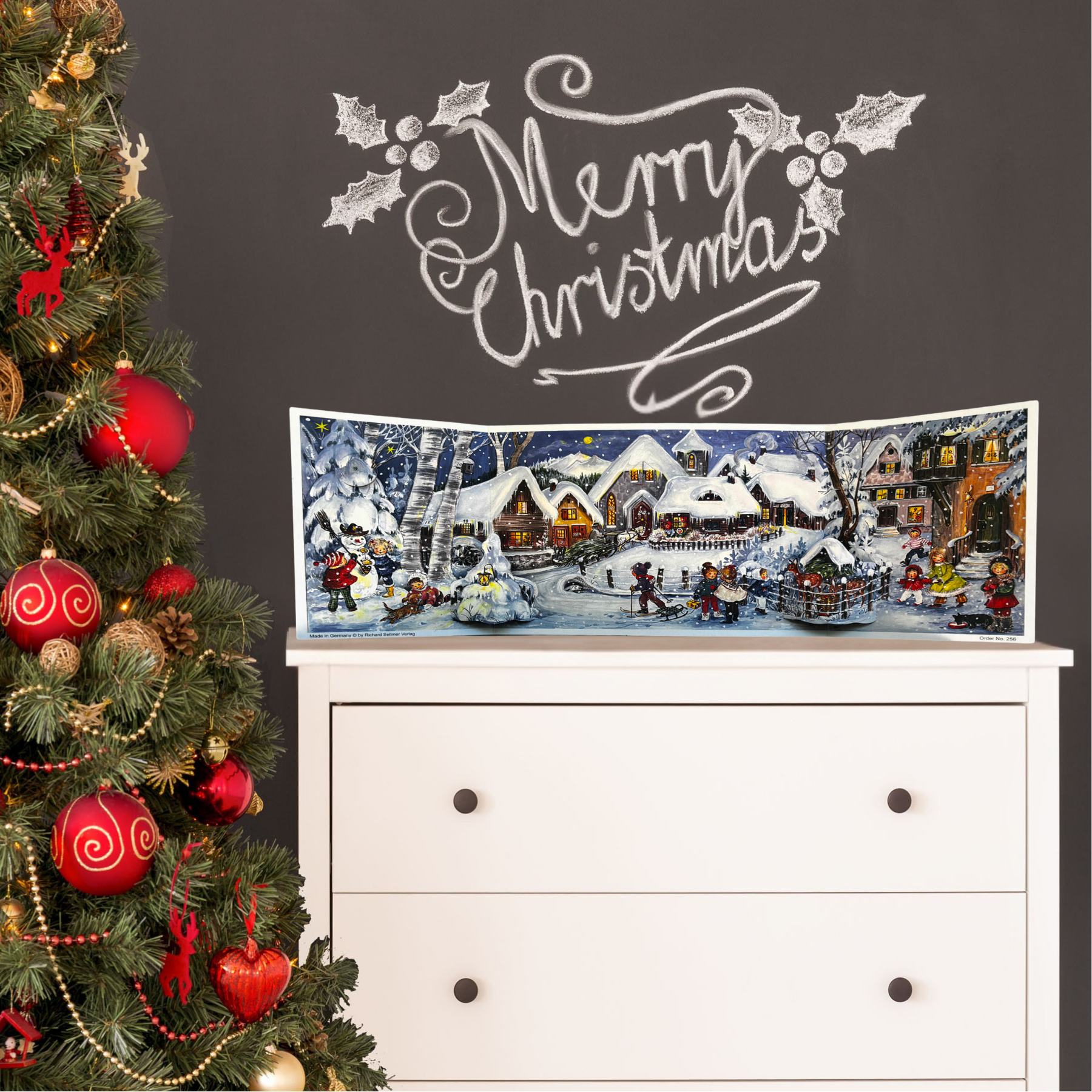 Adventskalender Panorama "Es schneit!" - NEU