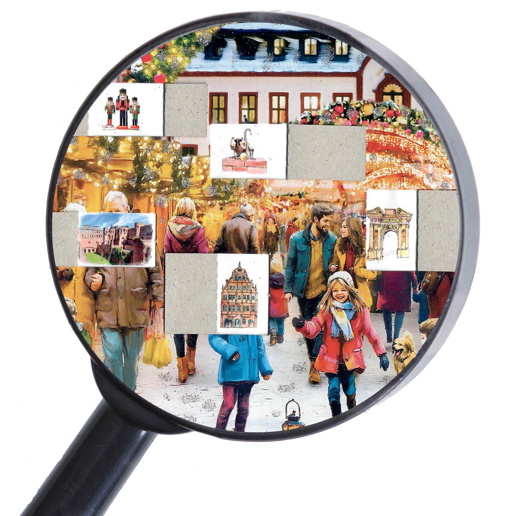 Advenskalender 232 Lupenaufnahme