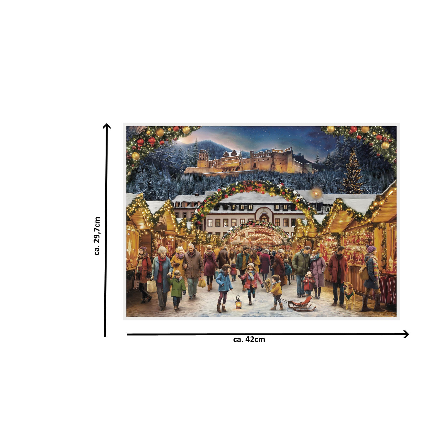 Adventskalender 323 Größenangaben