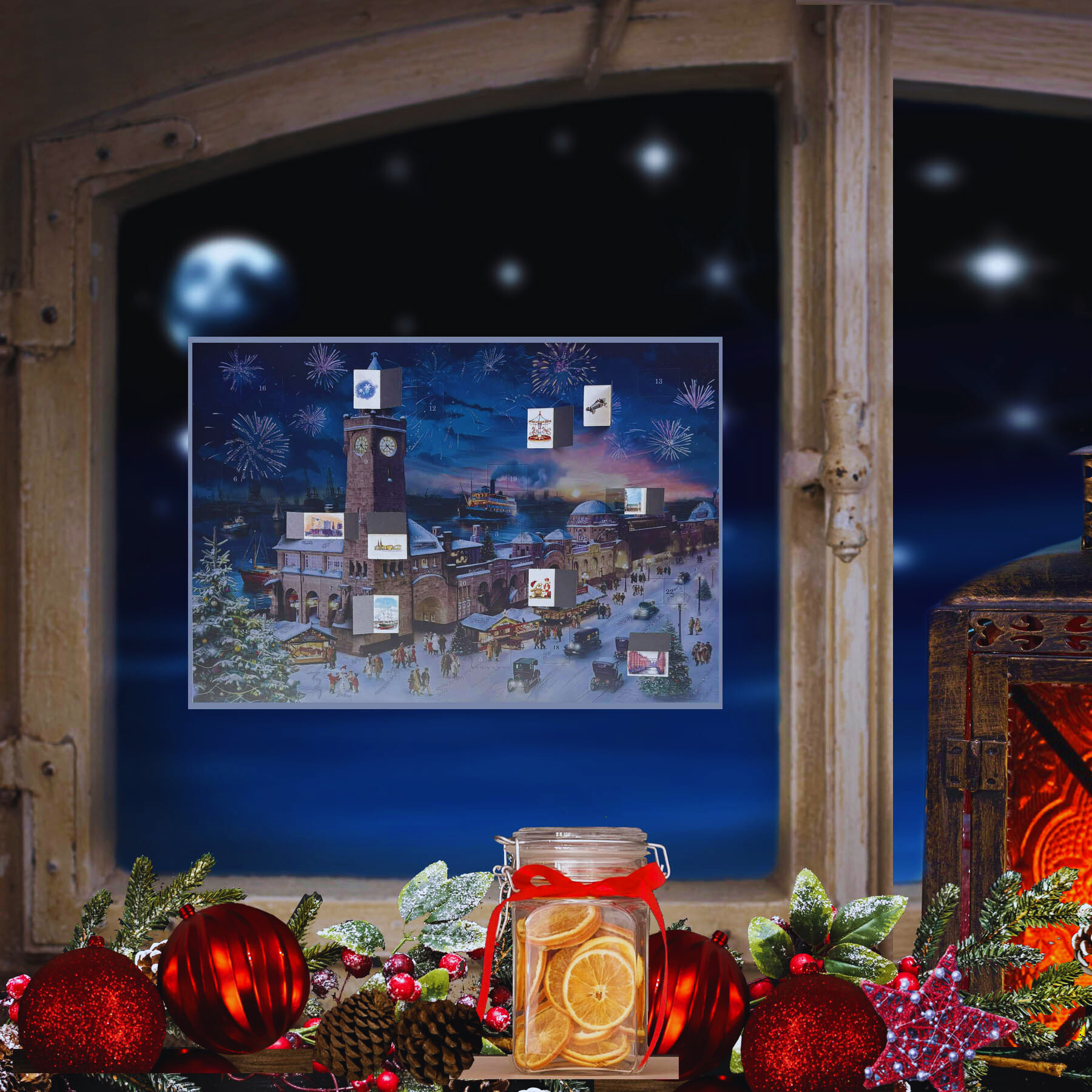 Advent calendar "Hamburg Landungsbrücken"