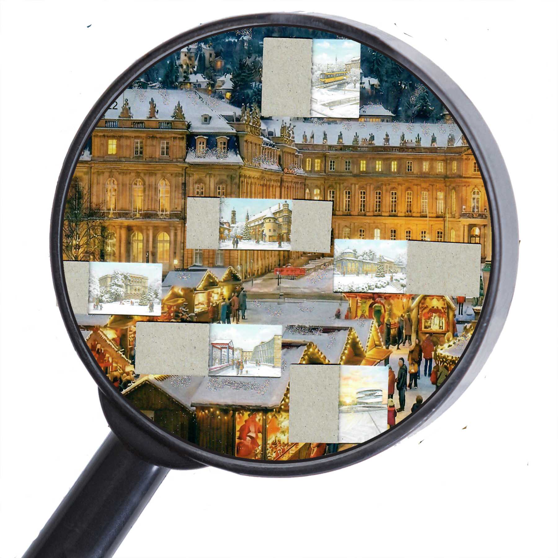 Calendario de Adviento "Plaza del Castillo Stuttgart" - NUEVO