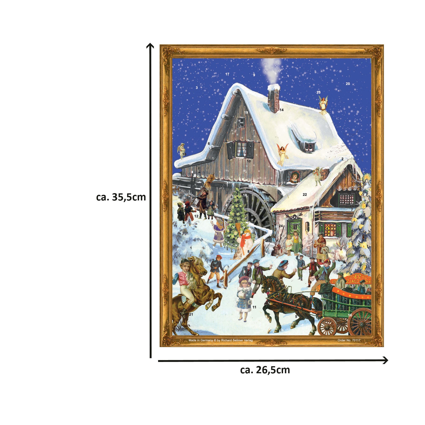 Calendario de Adviento "An der Wassermühle"