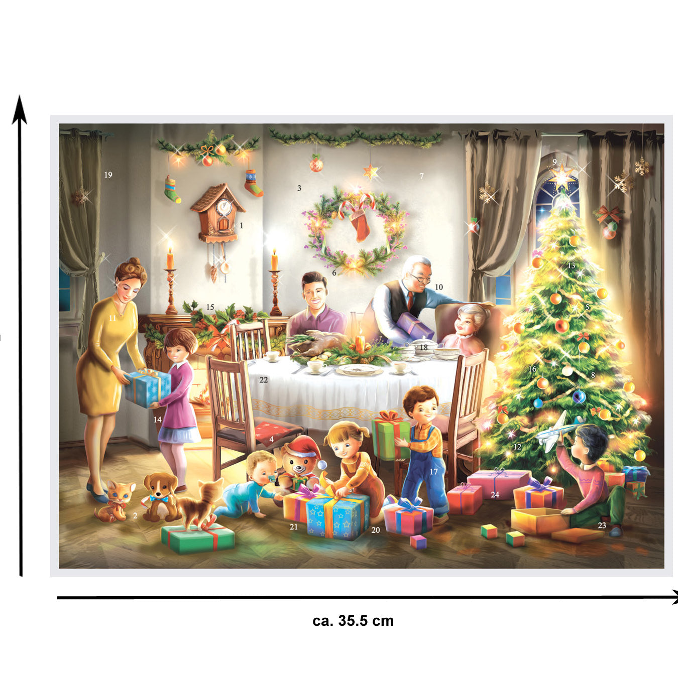 Advent calendar "Today is gift-giving"