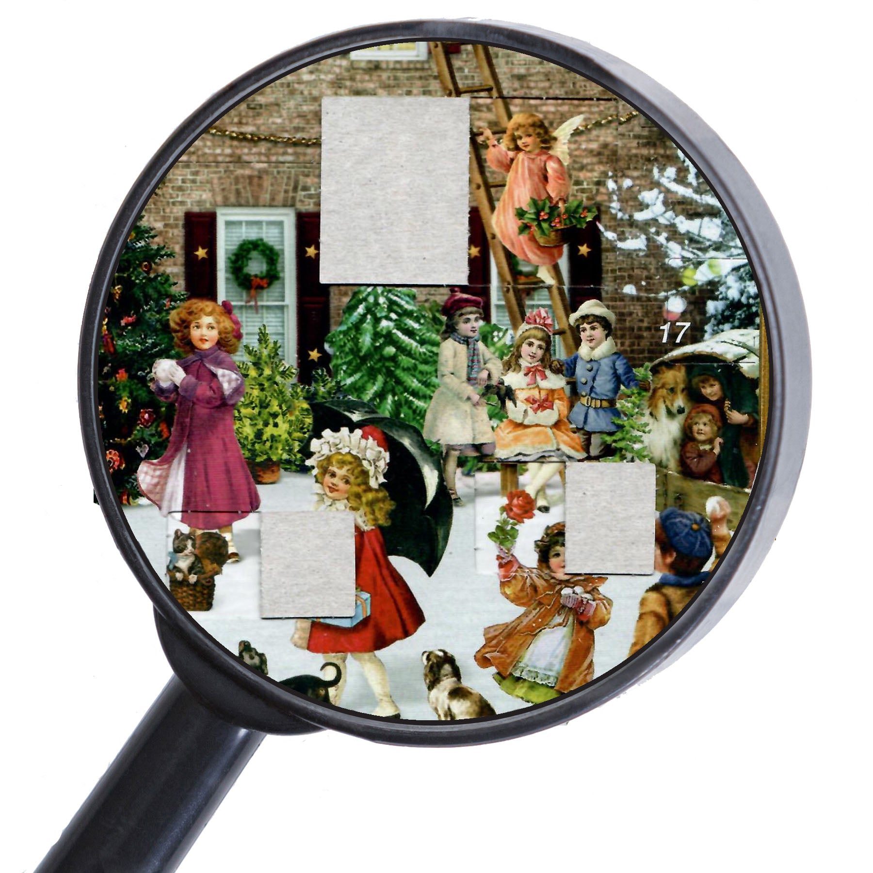 Adventskalender "Viktorianisches Haus" - Lupe
