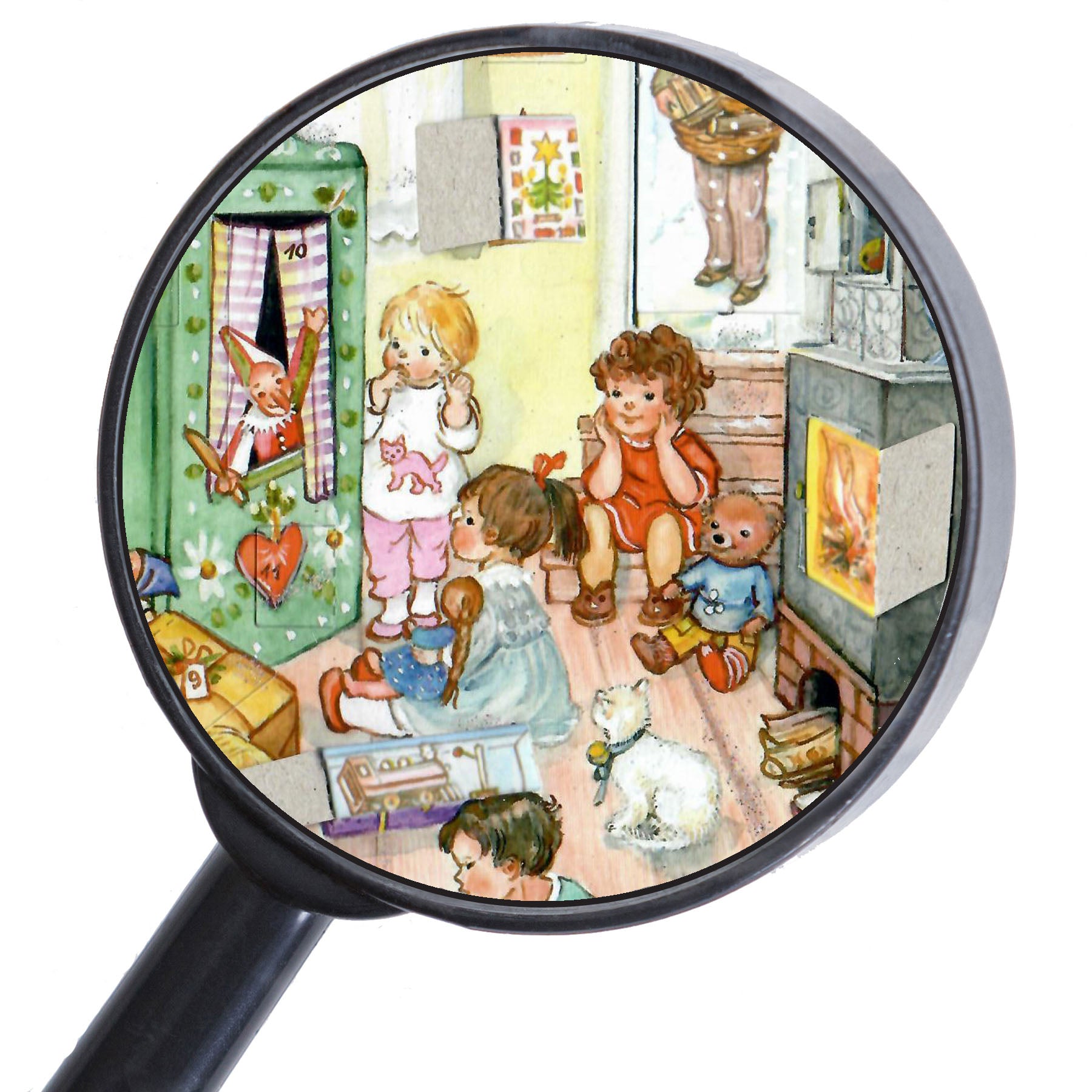 Adventskalender 70161 Lupenaufnahme