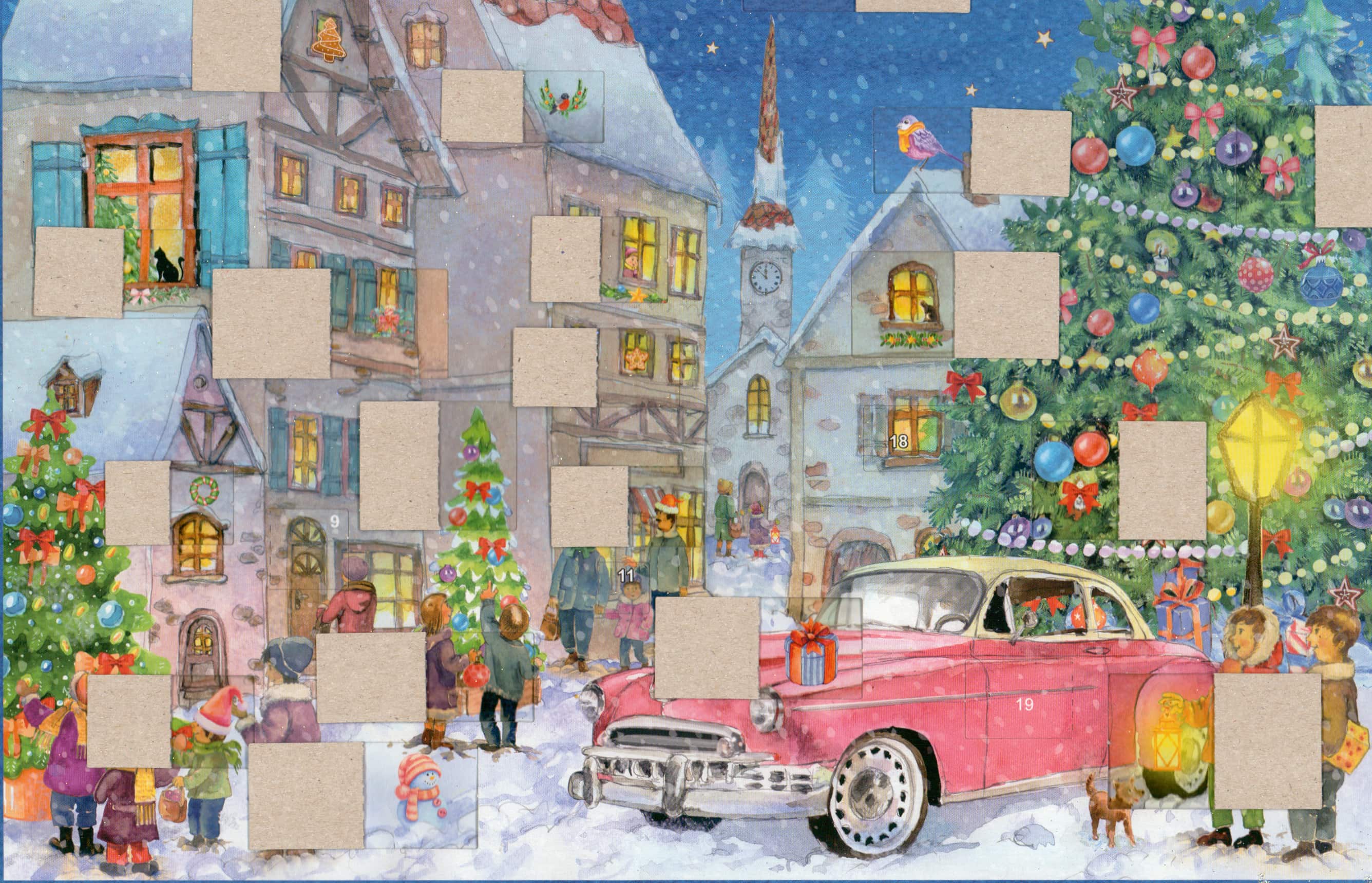 Adventskalender 70163 nachher