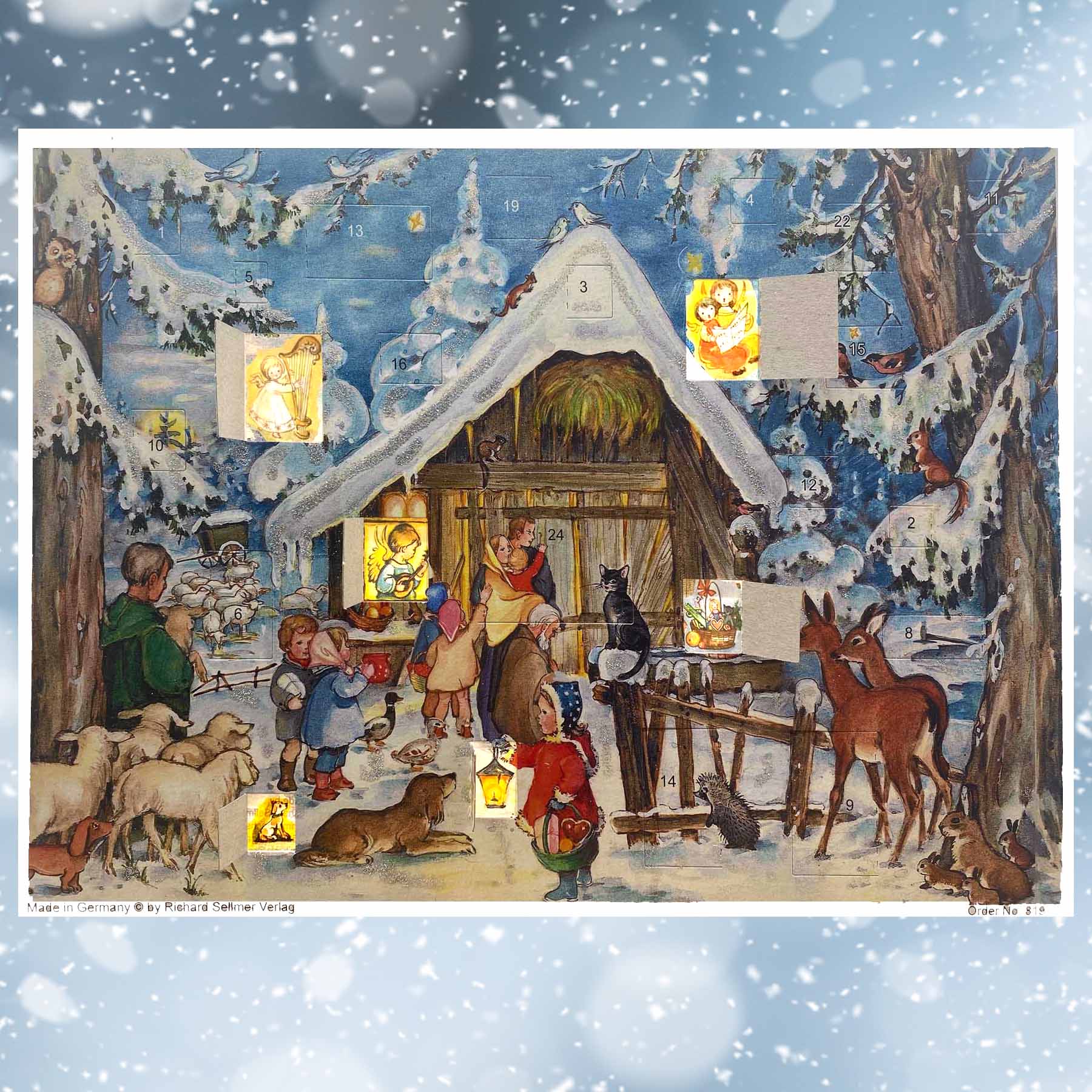 Advent Calendar "We Wait in Front of the Stable" - NEW