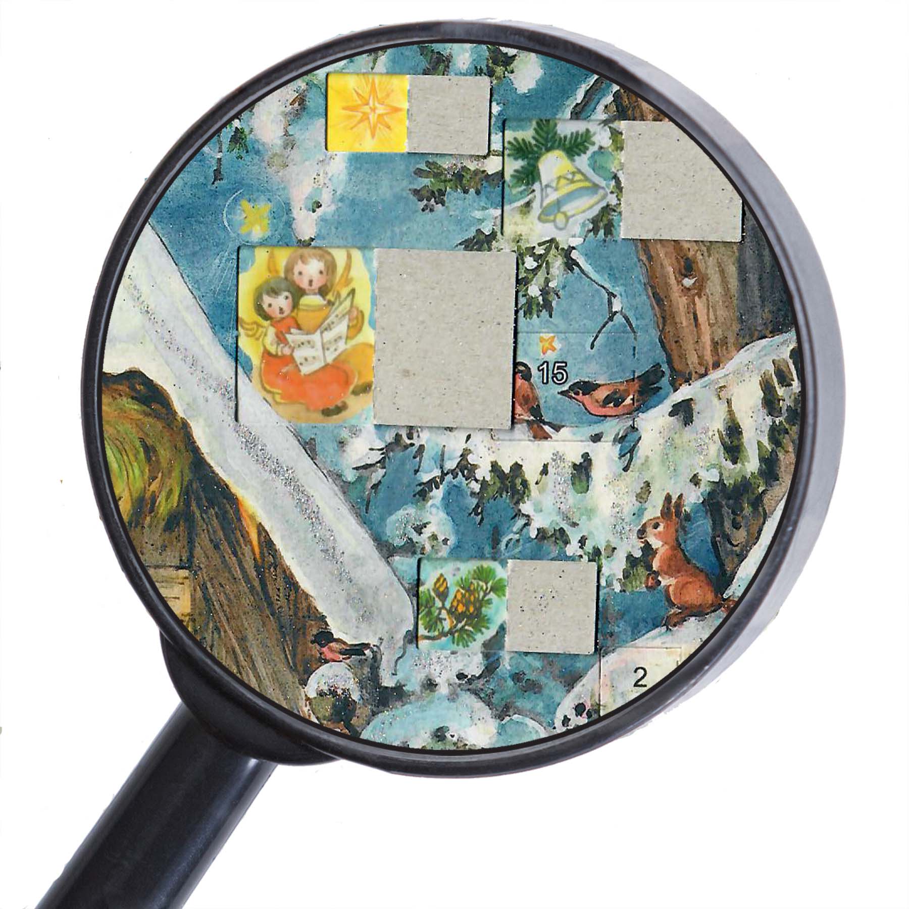 Calendario de Adviento "Esperamos frente al establo" - NUEVO