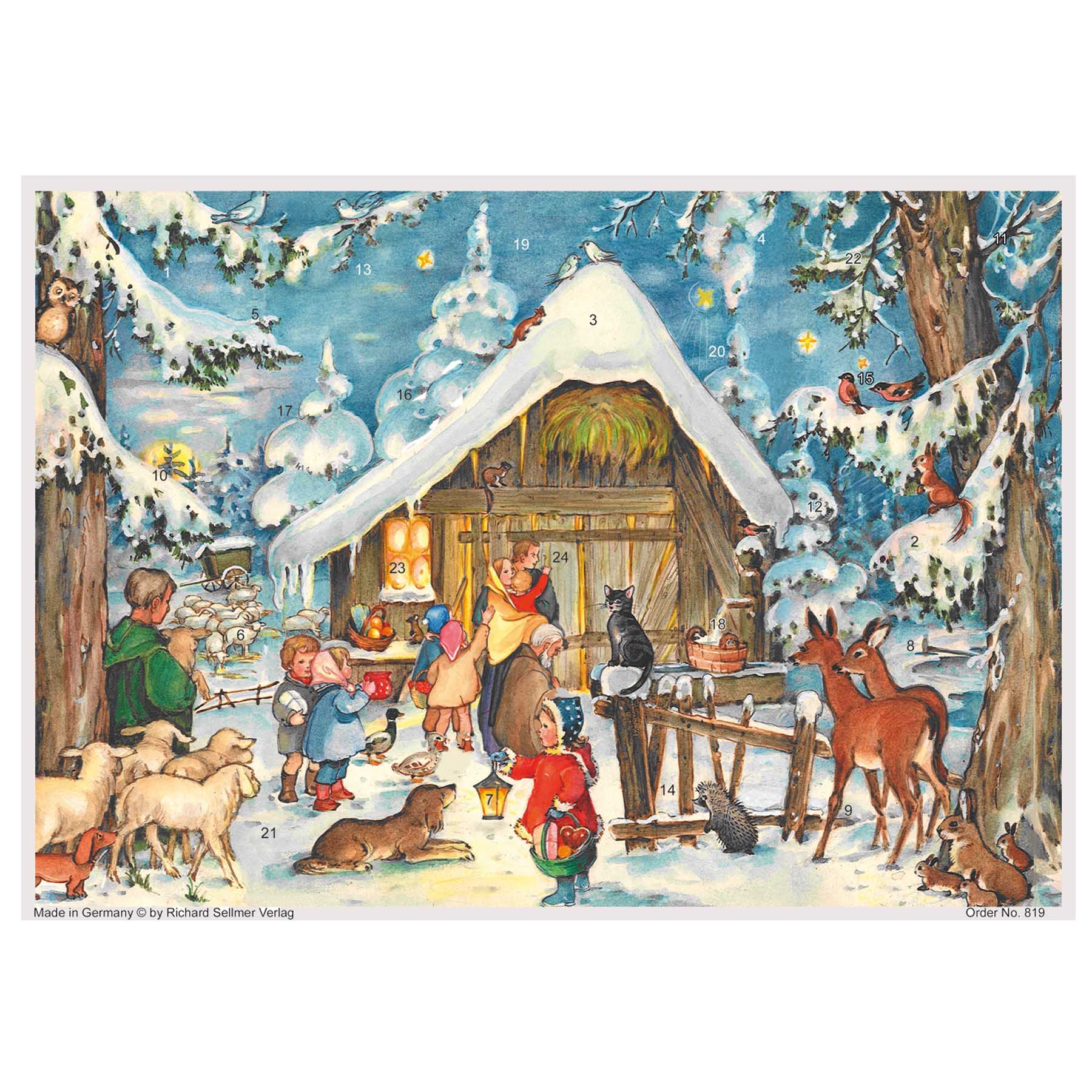 Adventskalender "Wir warten vor dem Stall"