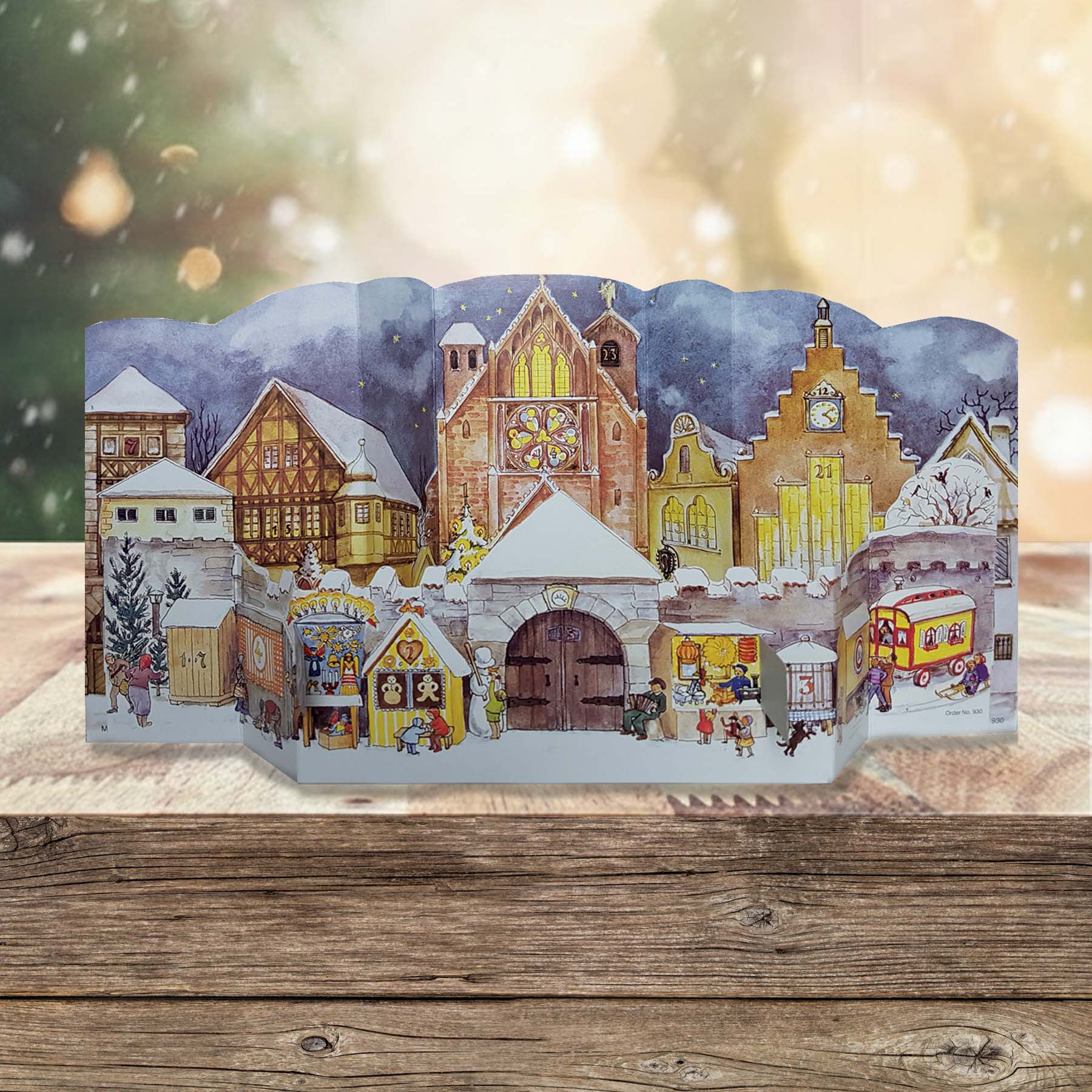 Adventskalender Domplatz aufgestellt