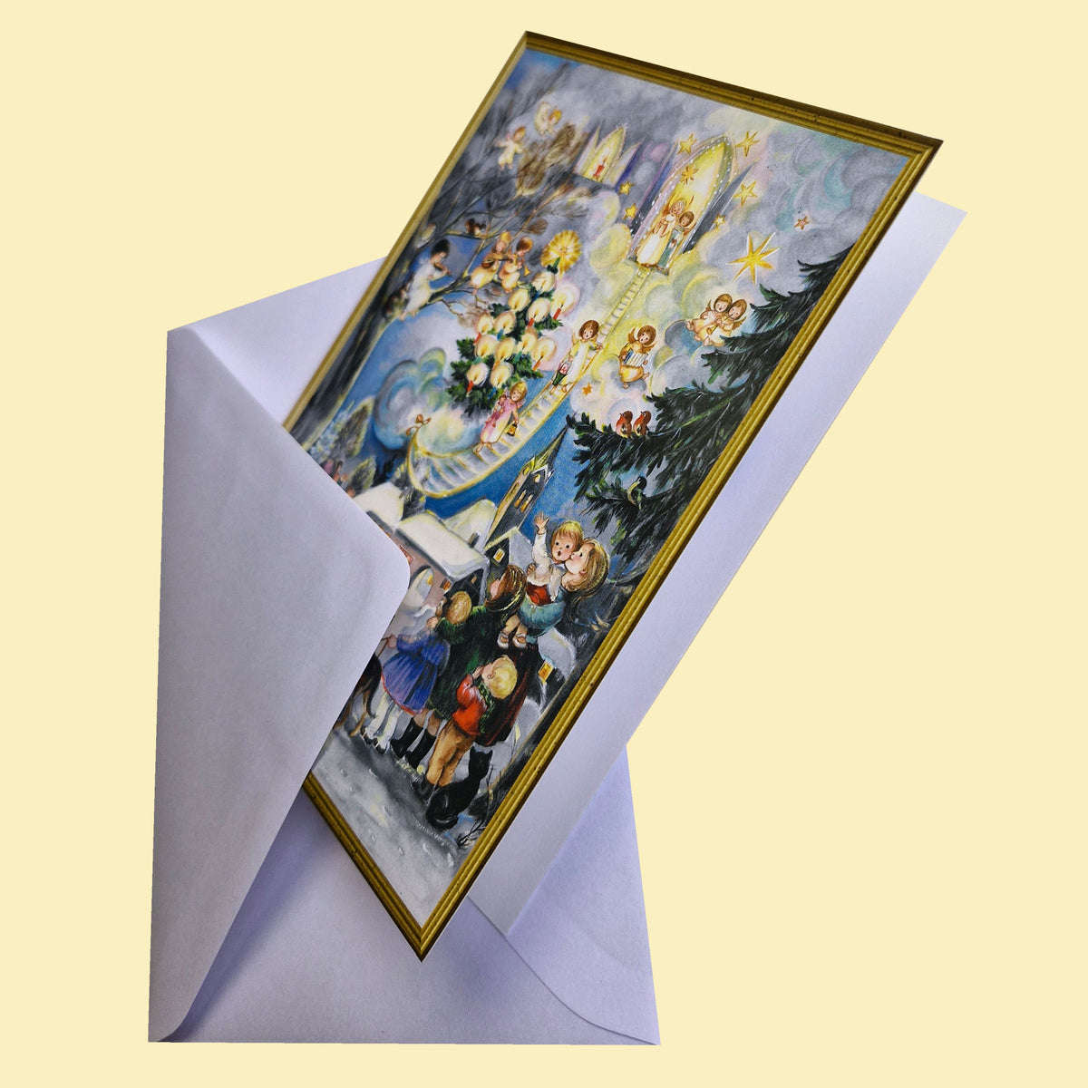 Carte de Noël « Voici l’échelle céleste »
