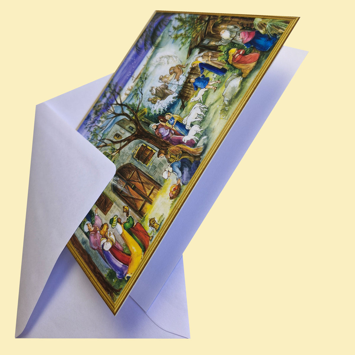 Weihnachtskarte „Stall von Bethlehem“