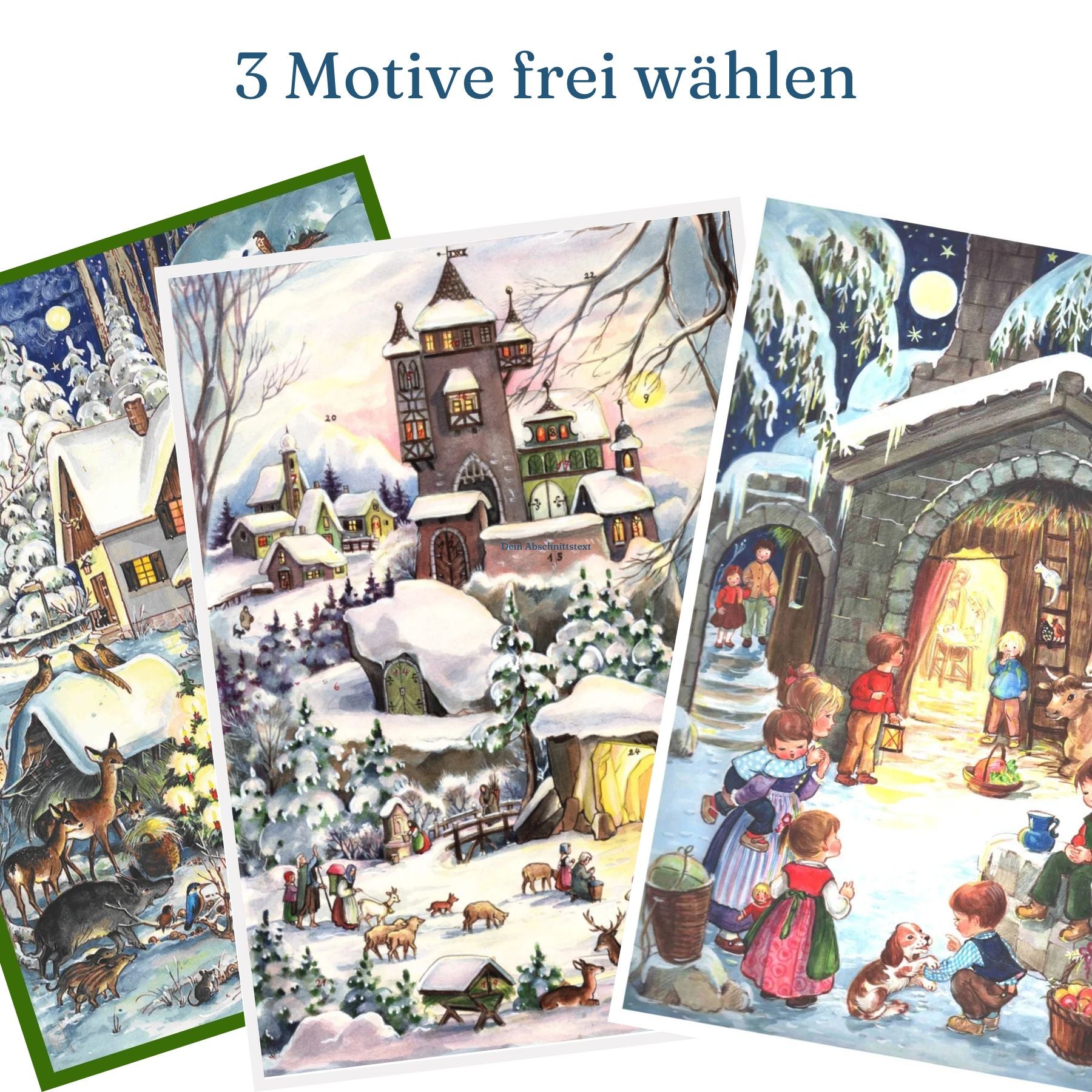 3er-Bundle A4 Adventskalender