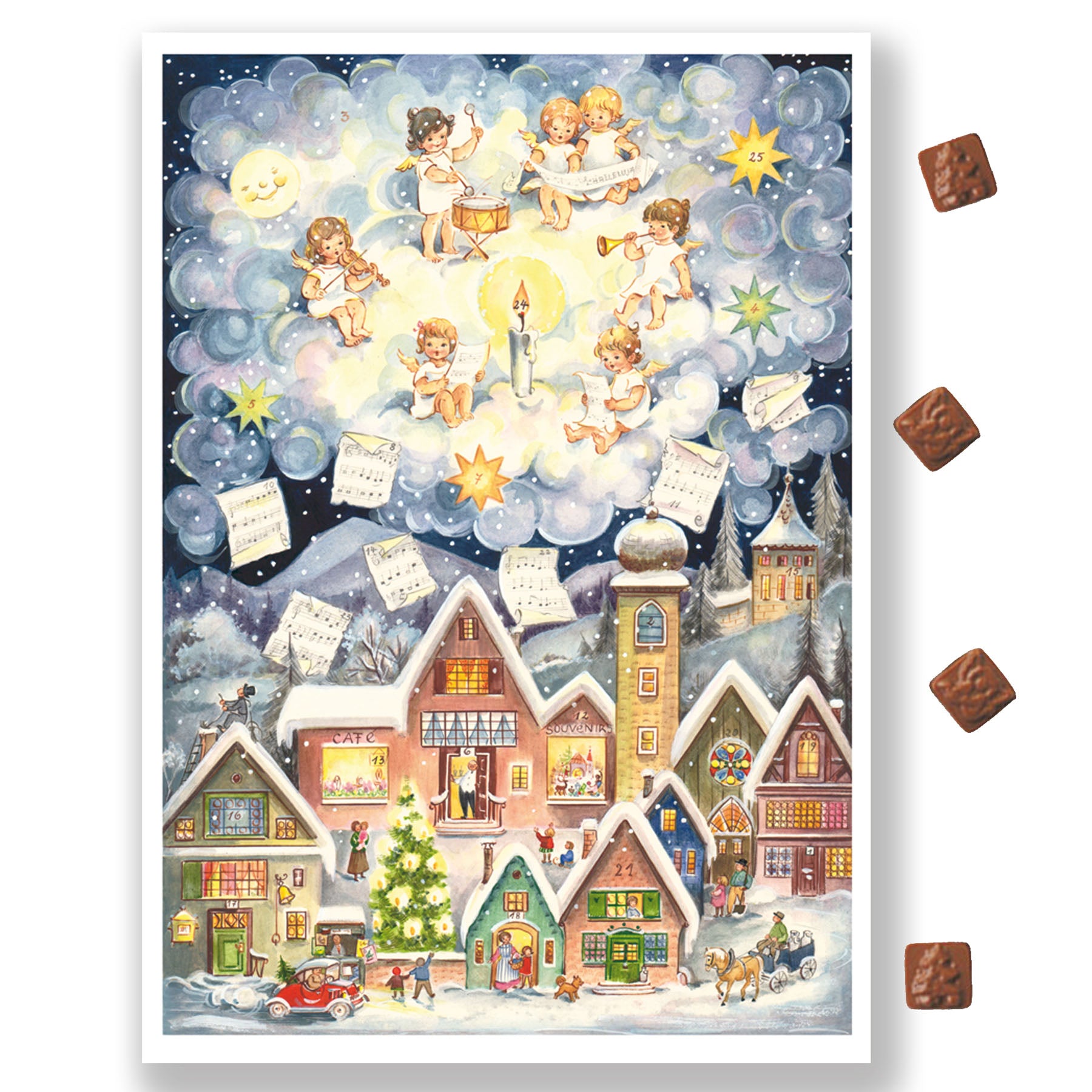 Calendrier de l'Avent au chocolat Concert des anges