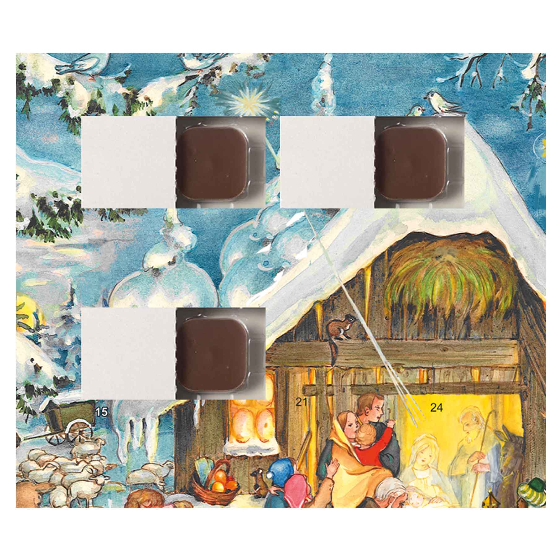 Chocolate Advent Calendar At the Stable - NEW