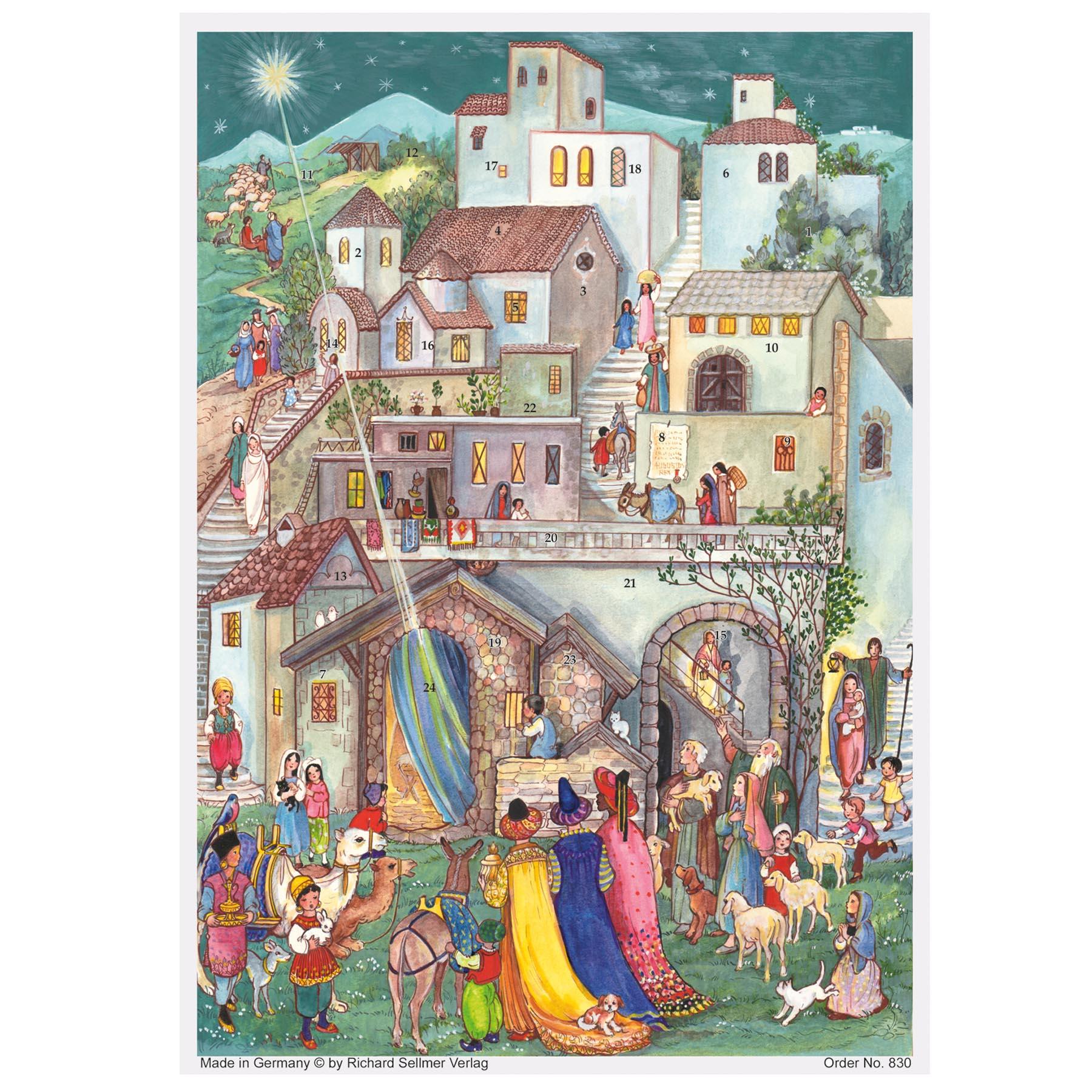 Adventskalender "Heilige Drei Könige in Bethlehem" - Sellmer Adventskalender