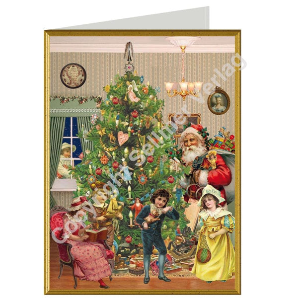 Weihnachtskarte "Heilig Abend" - Sellmer Adventskalender