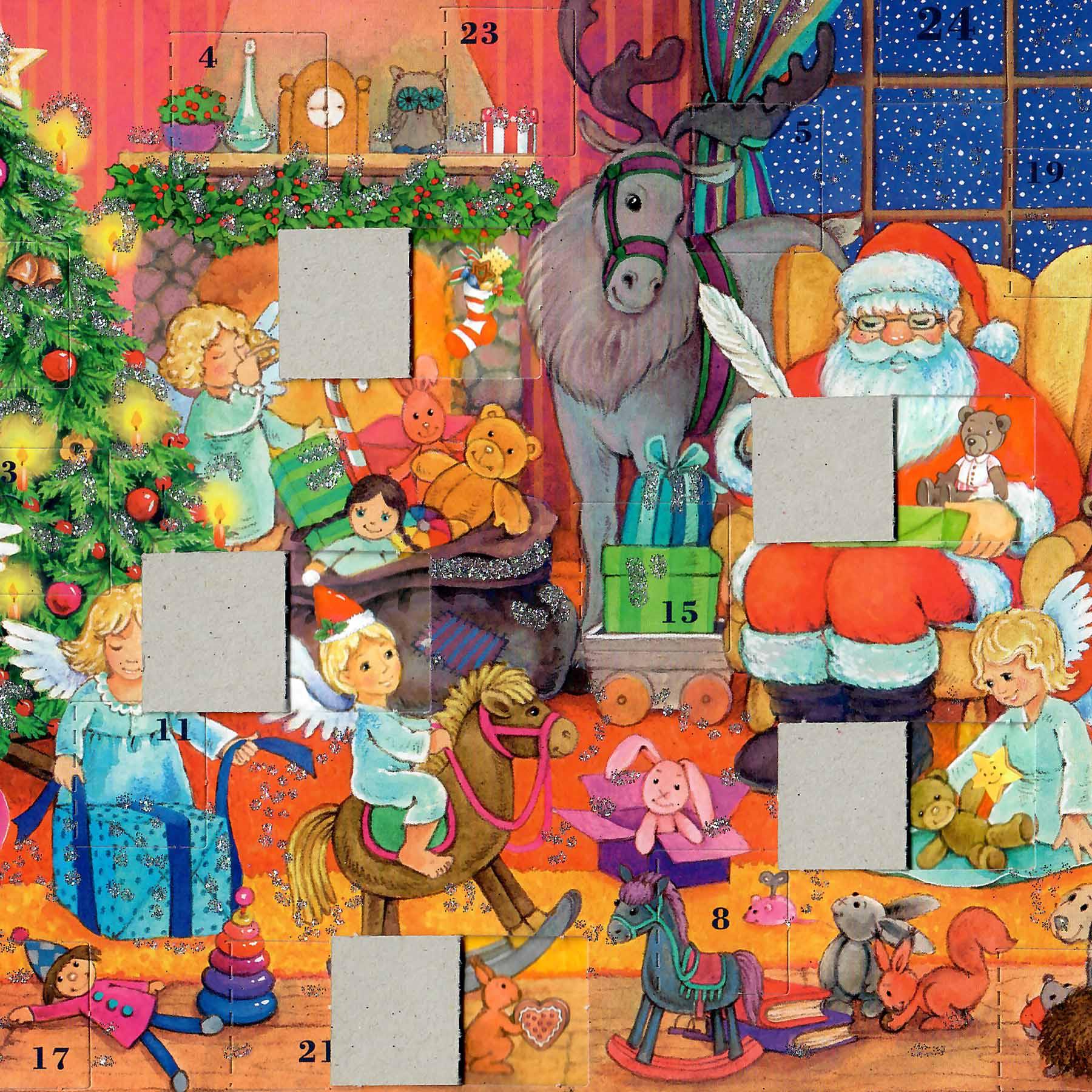 Adventskalender A4 "Weihnachtsvorbereitungen" - Sellmer Adventskalender