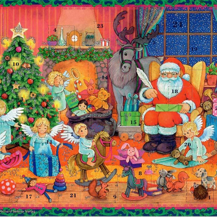Adventskalender A4 "Weihnachtsvorbereitungen" - Sellmer Adventskalender