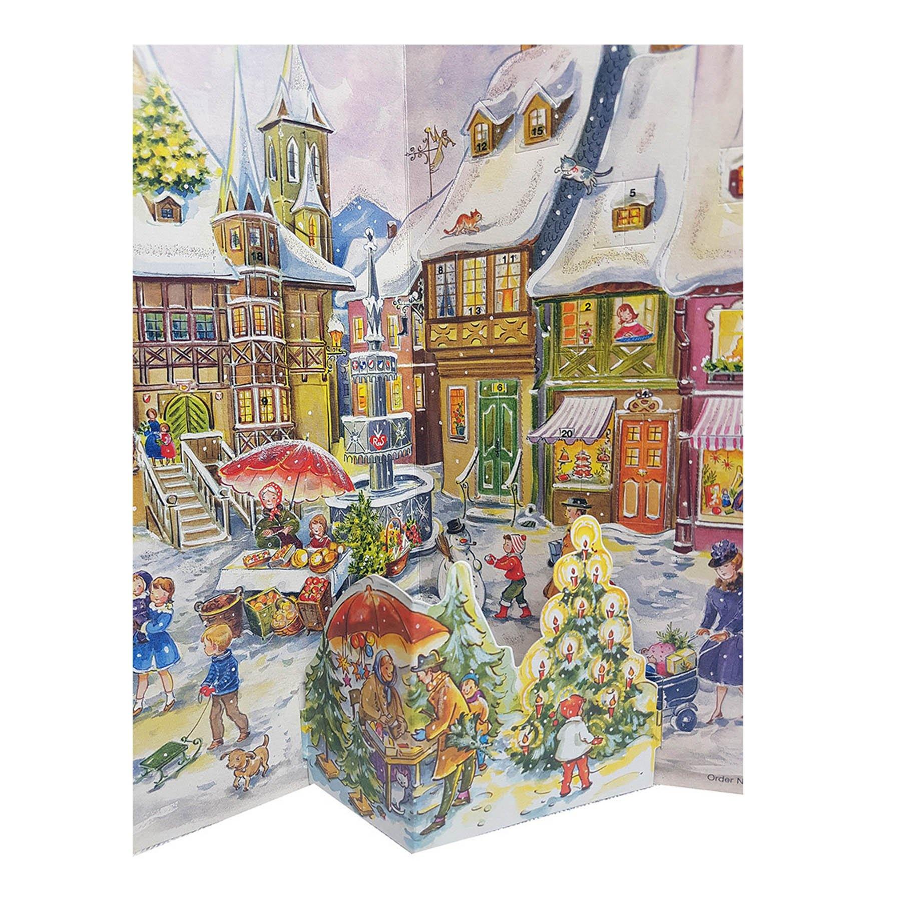 Adventskalender "Altstadtszene" - Sellmer Adventskalender
