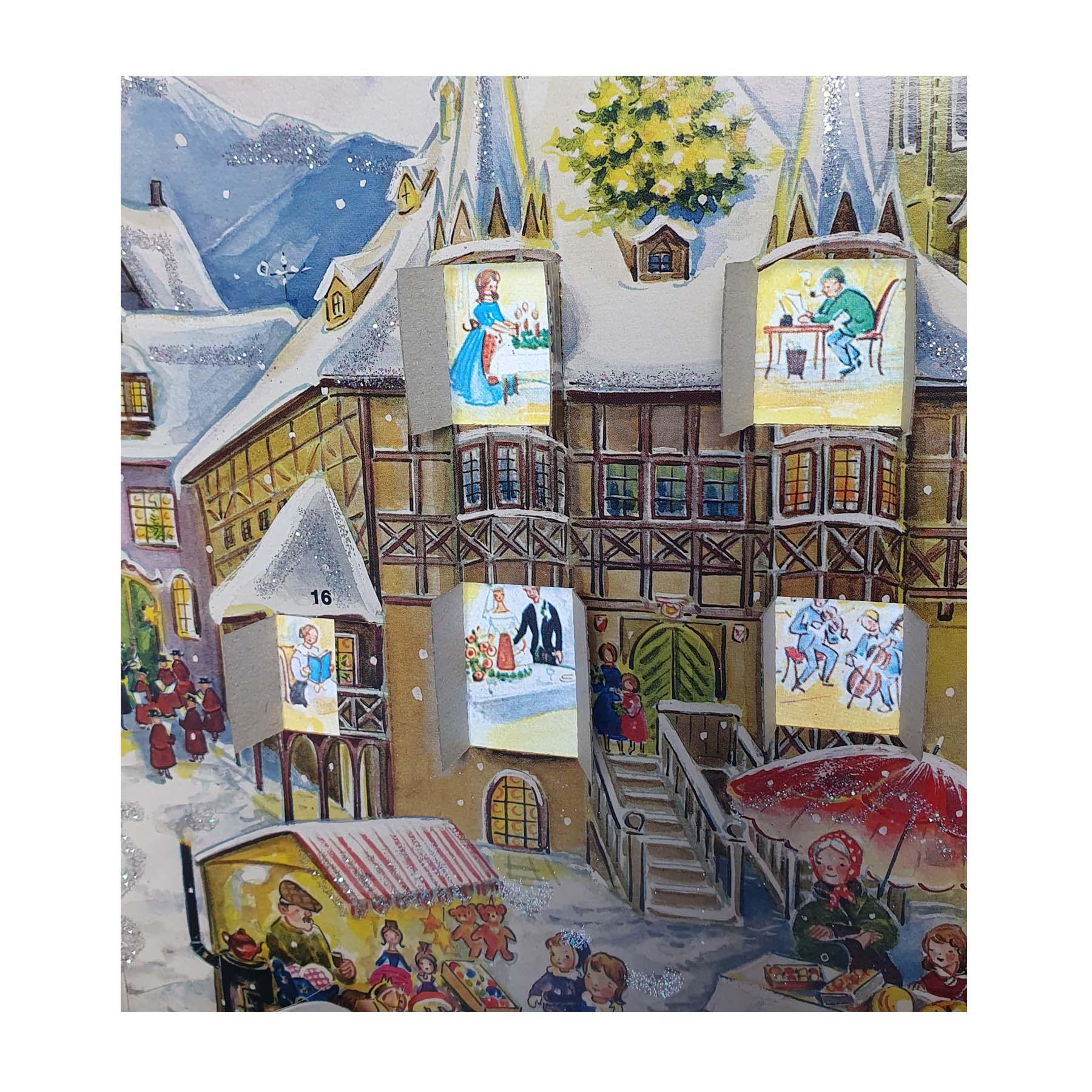 Adventskalender "Altstadtszene" - Sellmer Adventskalender