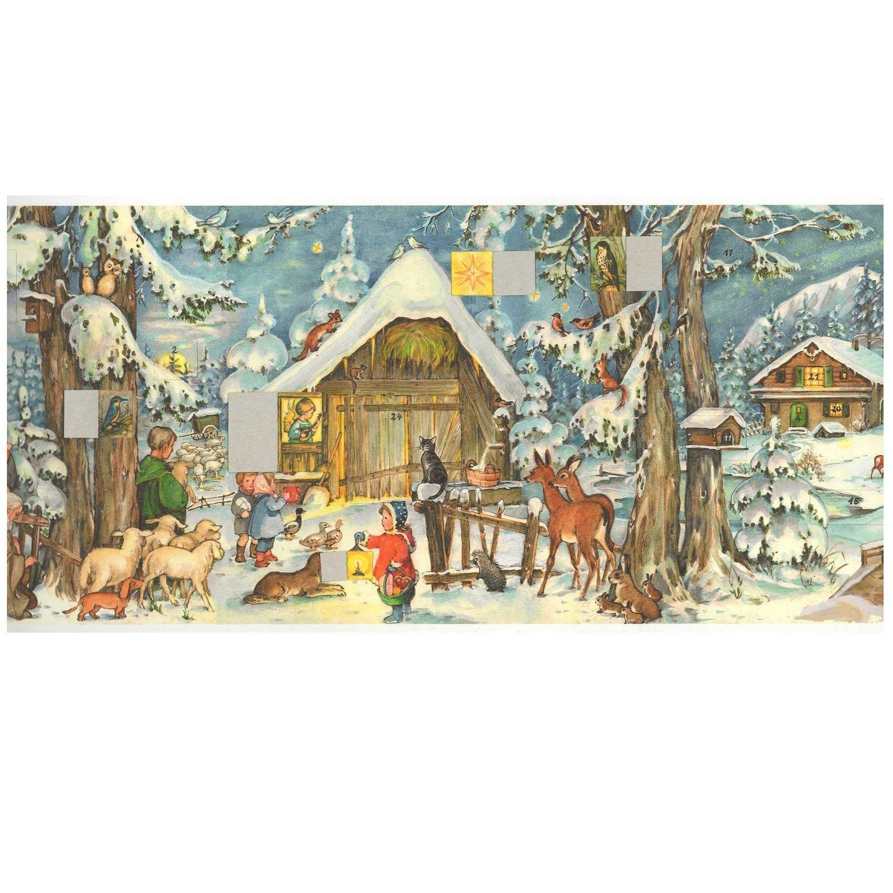 Adventskalender "Am Stall" - Sellmer Adventskalender
