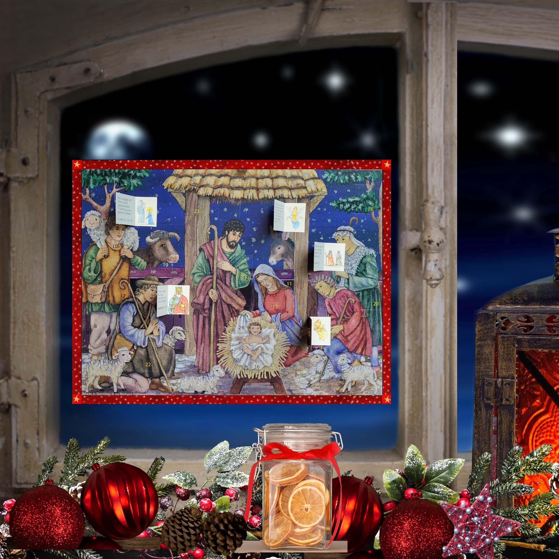 Adventskalender "Der Heiland ist geboren" - Sellmer Adventskalender