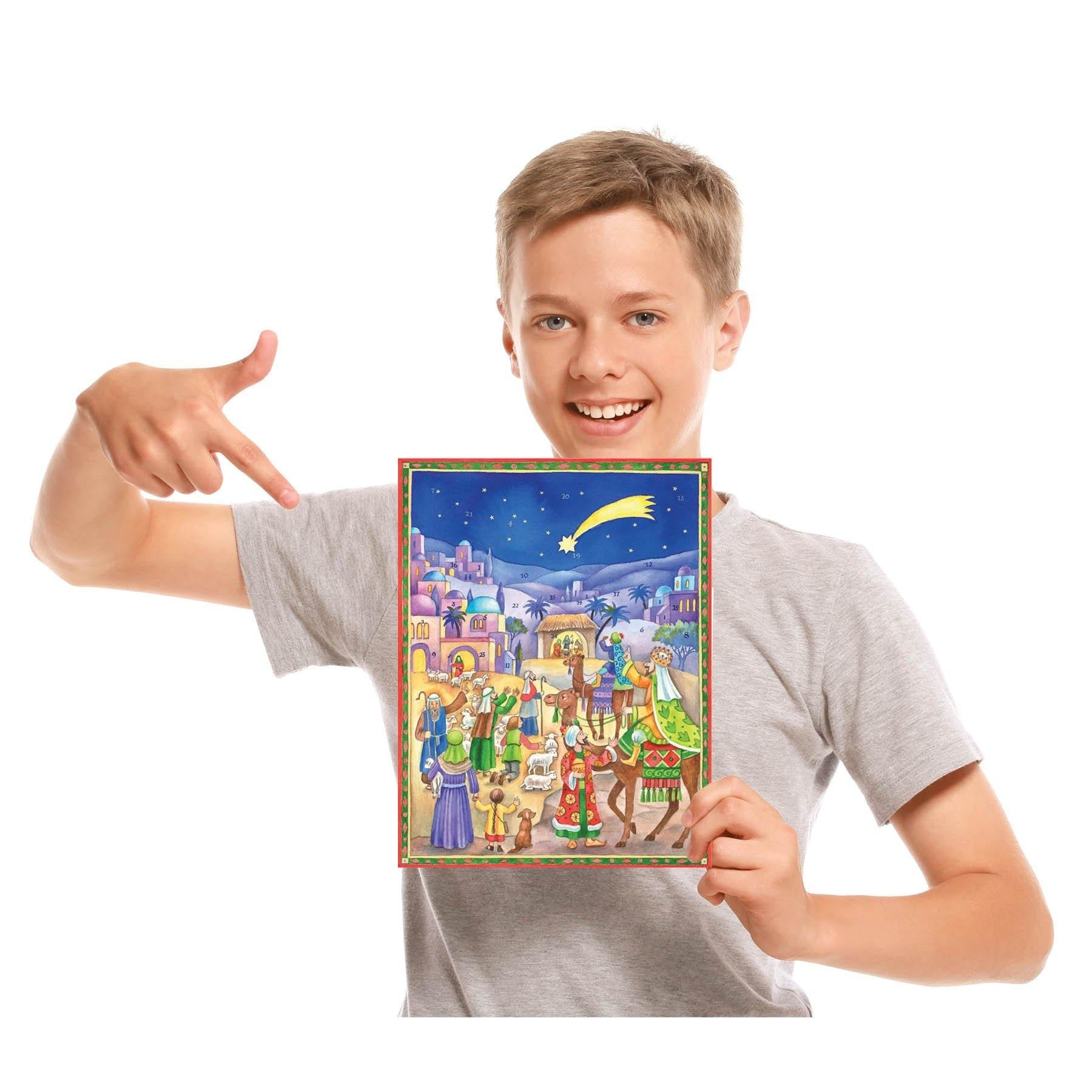 Adventskalender "Drei Könige kommen zum Stall" - Sellmer Adventskalender