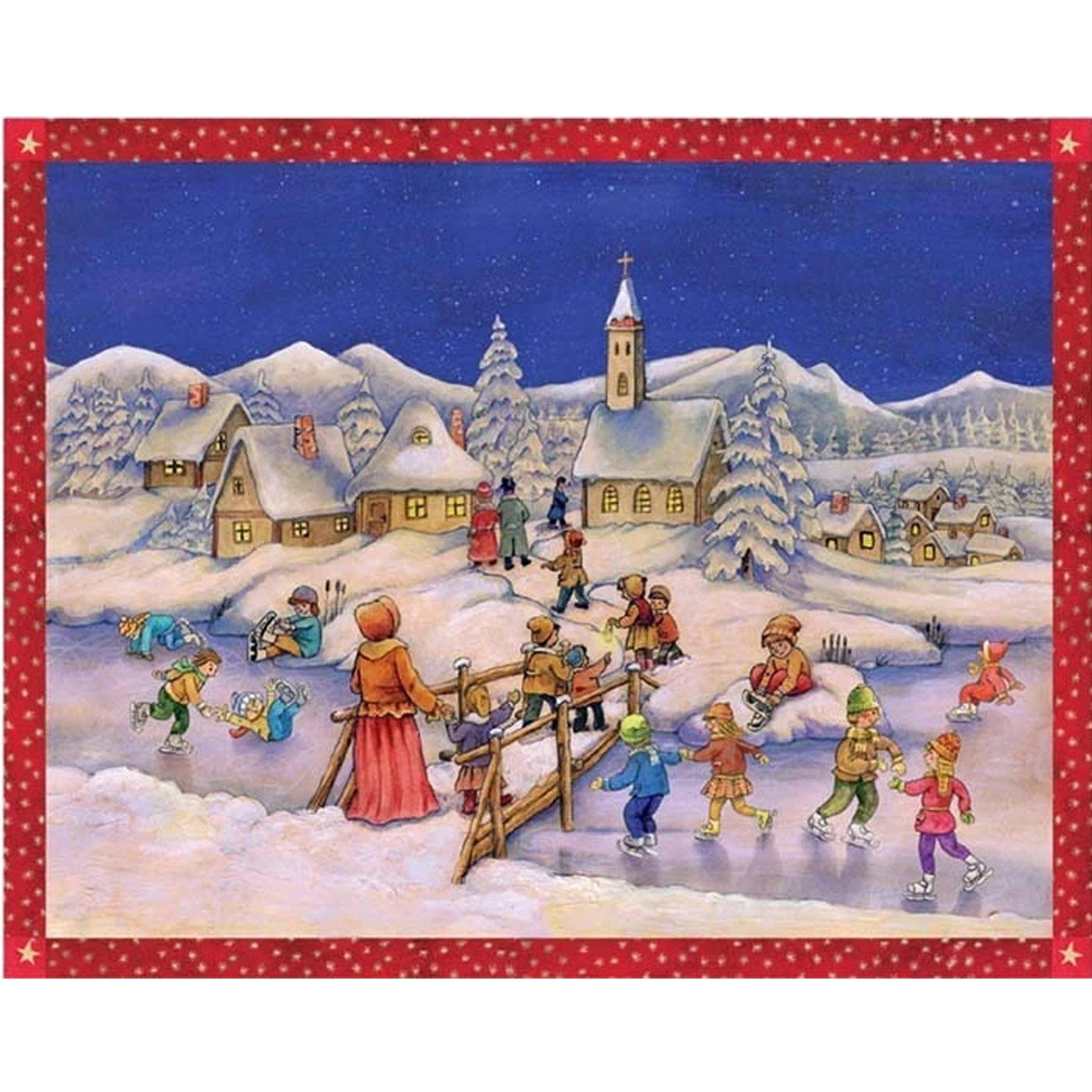 Adventskalender "Eislaufen ist toll" - Sellmer Adventskalender