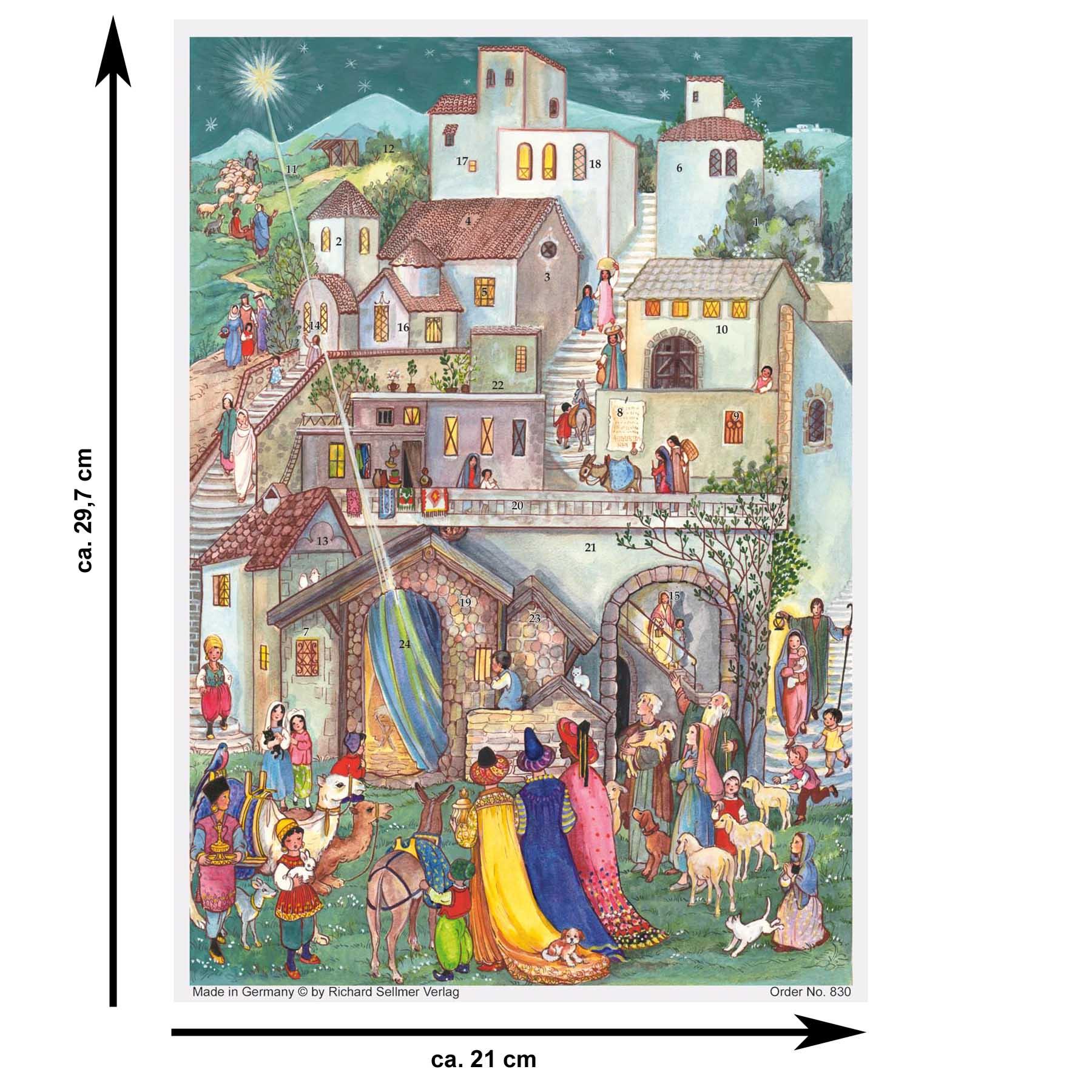 Adventskalender "Heilige Drei Könige in Bethlehem" - Sellmer Adventskalender