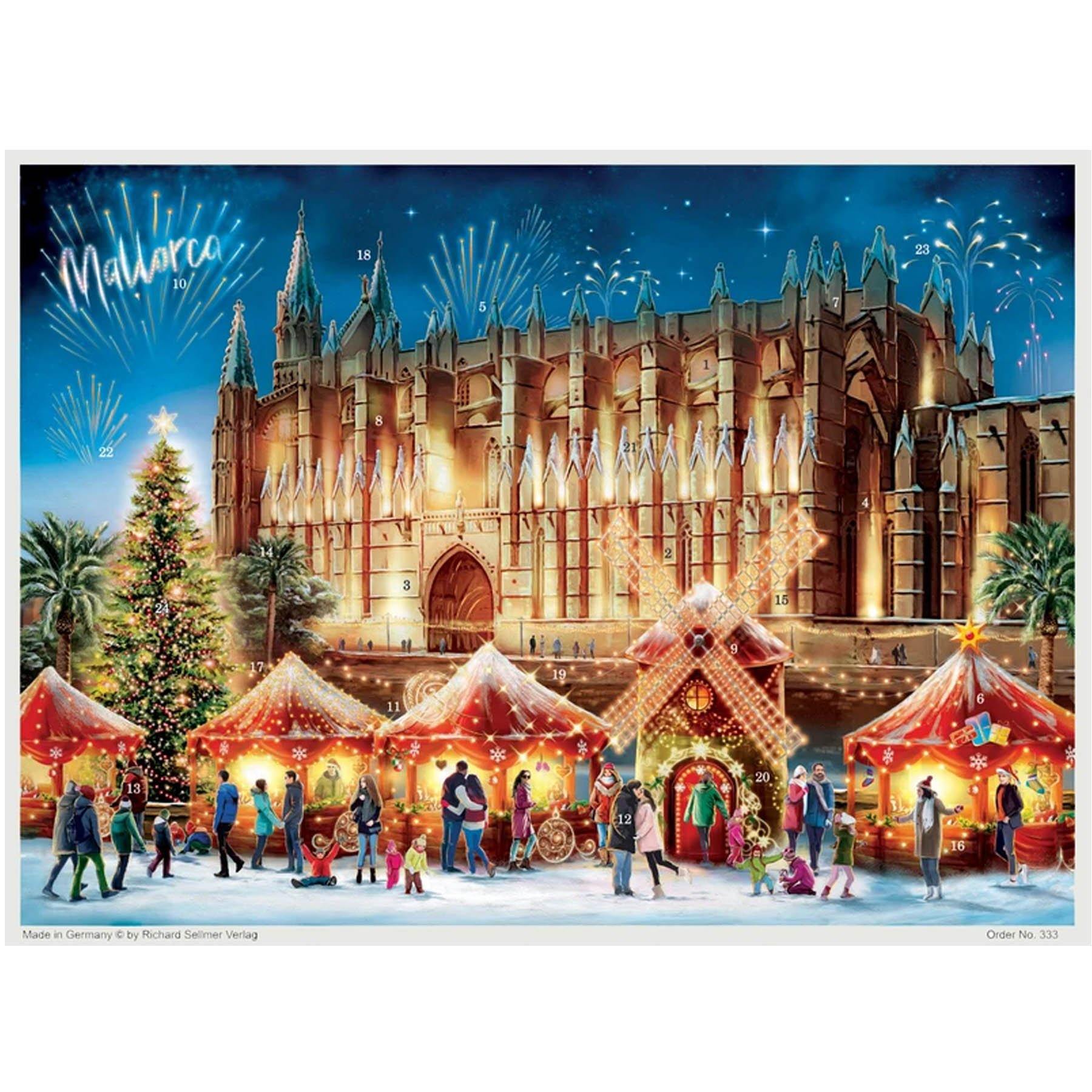 Adventskalender "Kathedrale Palma, Mallorca" - Sellmer Adventskalender