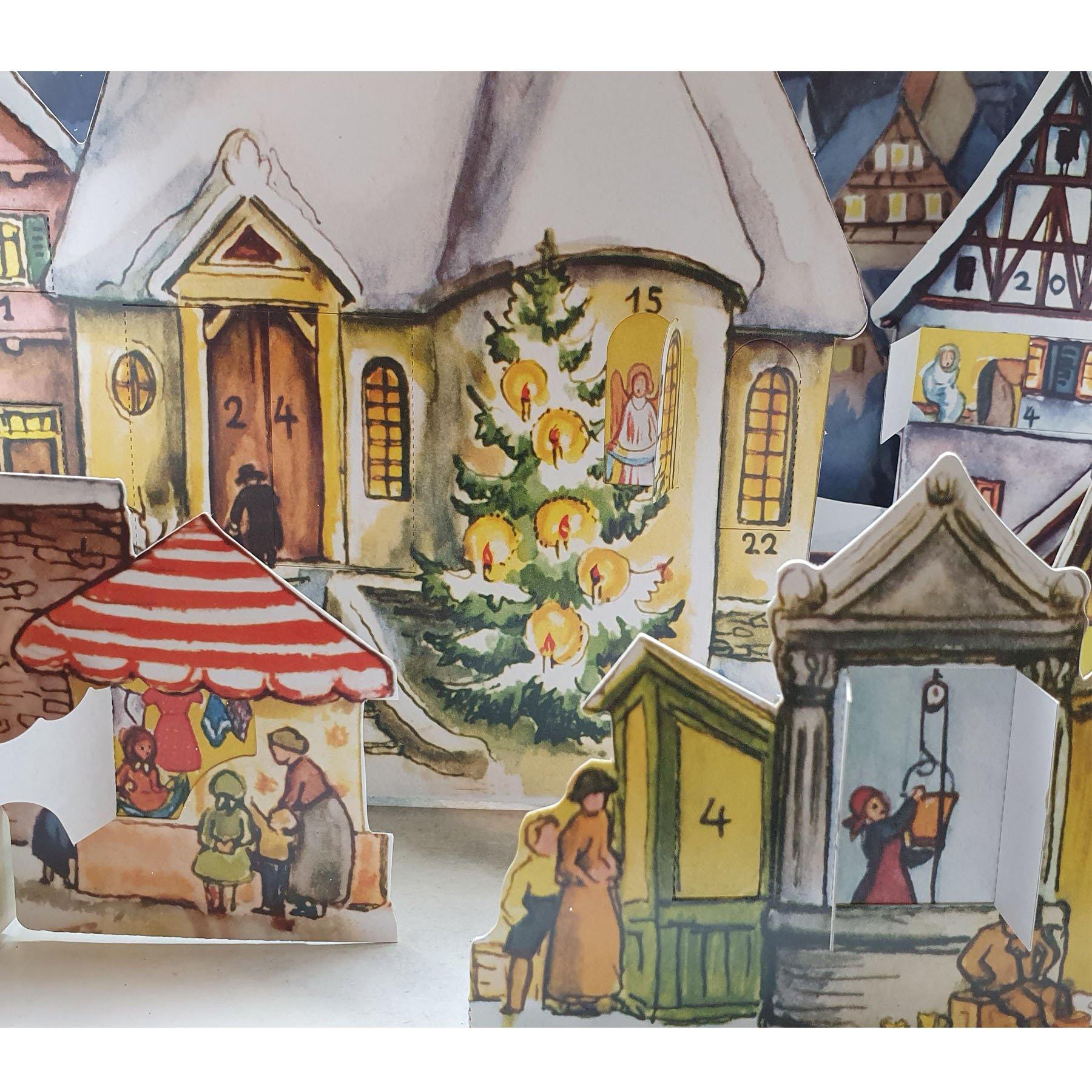 Adventskalender "Kleine Stadt im Mondschein" - Sellmer Adventskalender