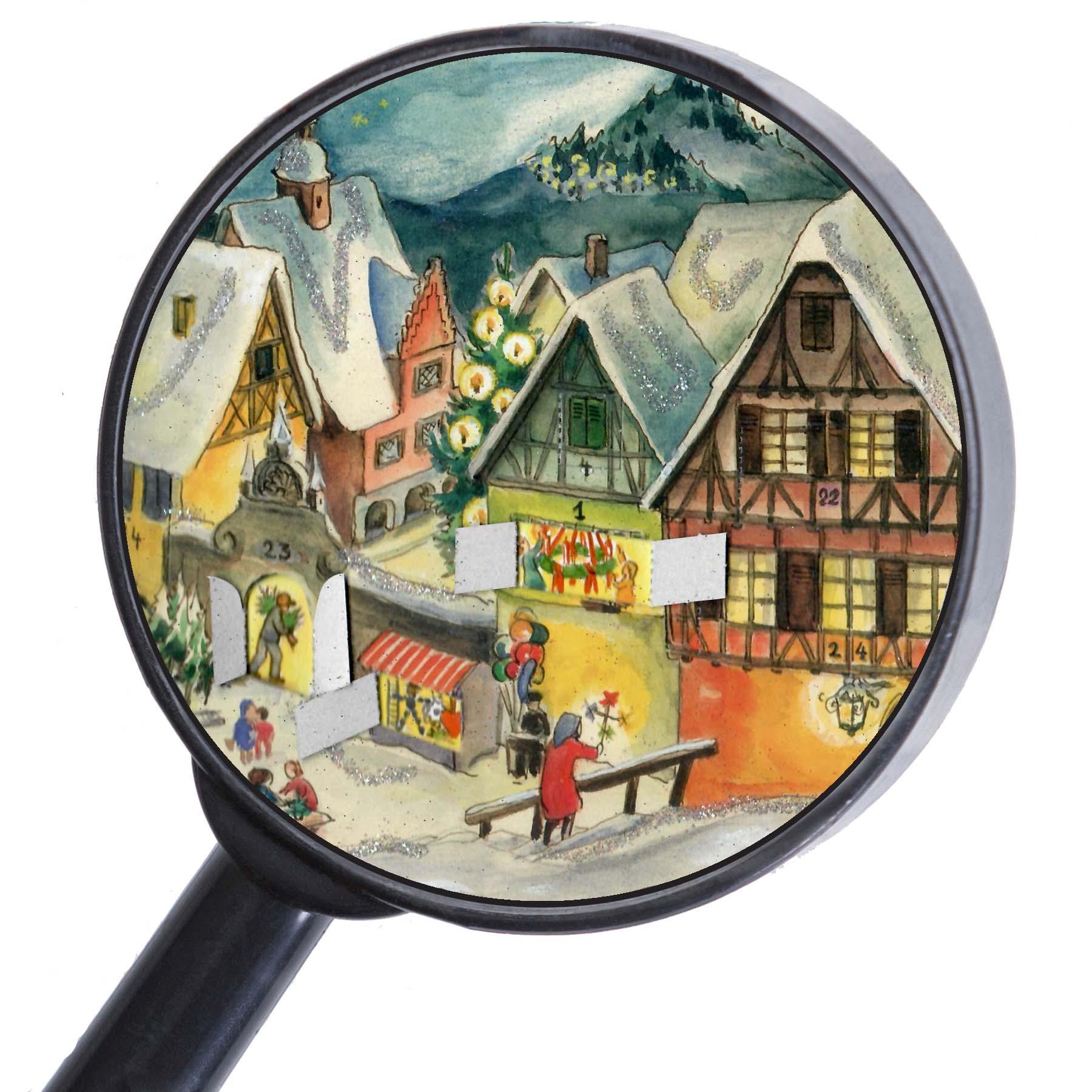 Adventskalender "Kleines Dorf im Winter" - Sellmer Adventskalender