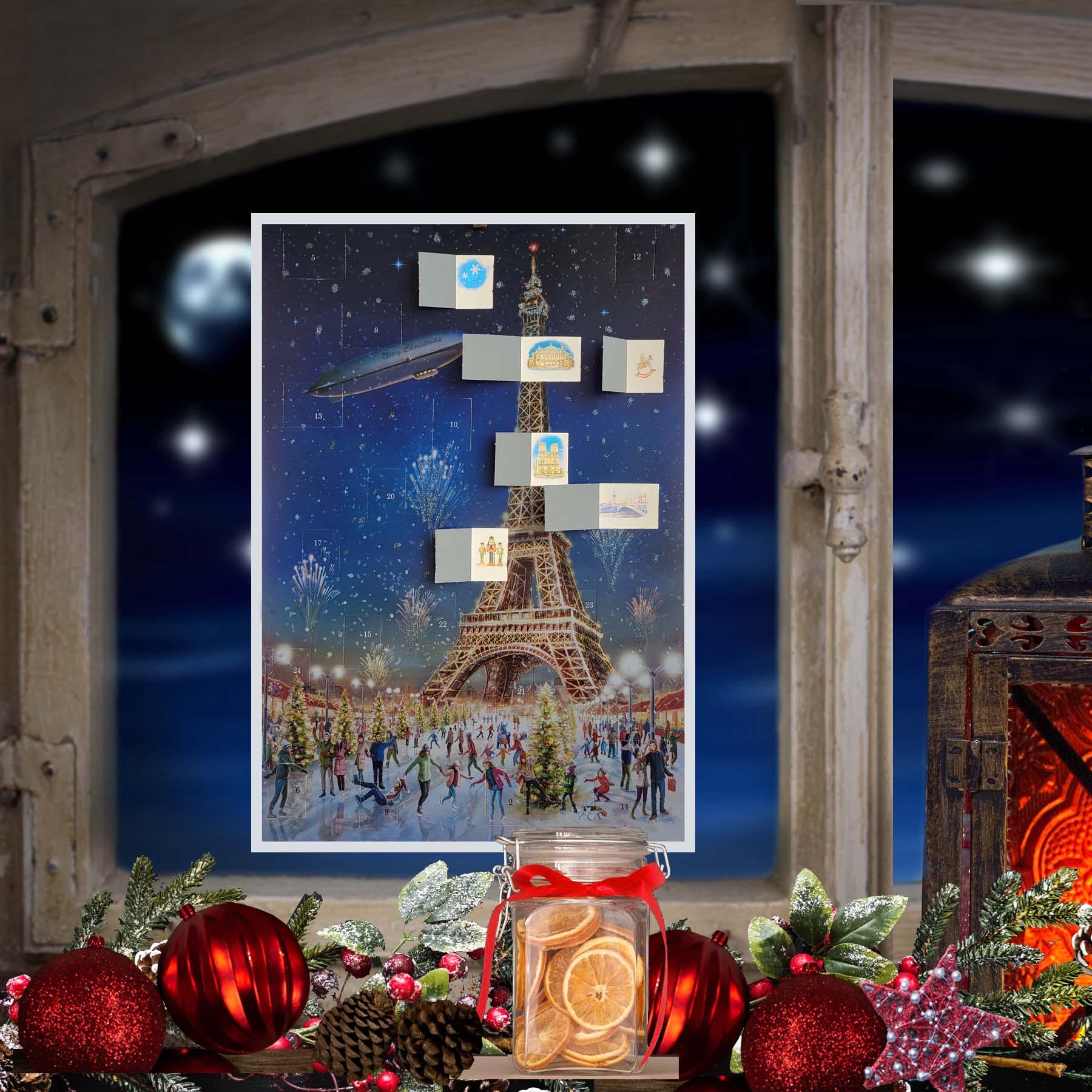 Adventskalender "Paris Eiffelturm" - Sellmer Adventskalender