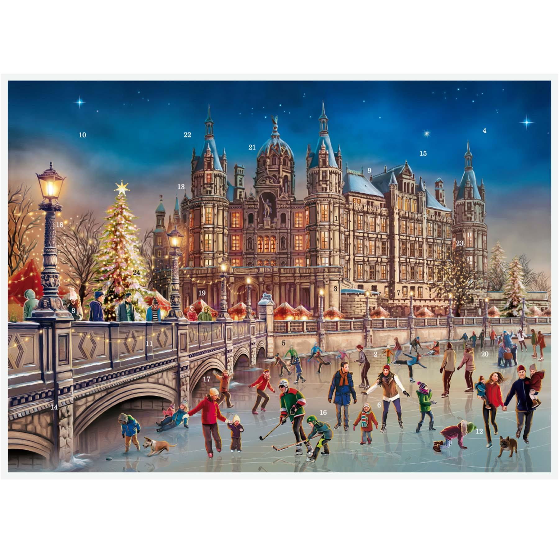 Adventskalender "Schweriner Schloß" - Sellmer Adventskalender
