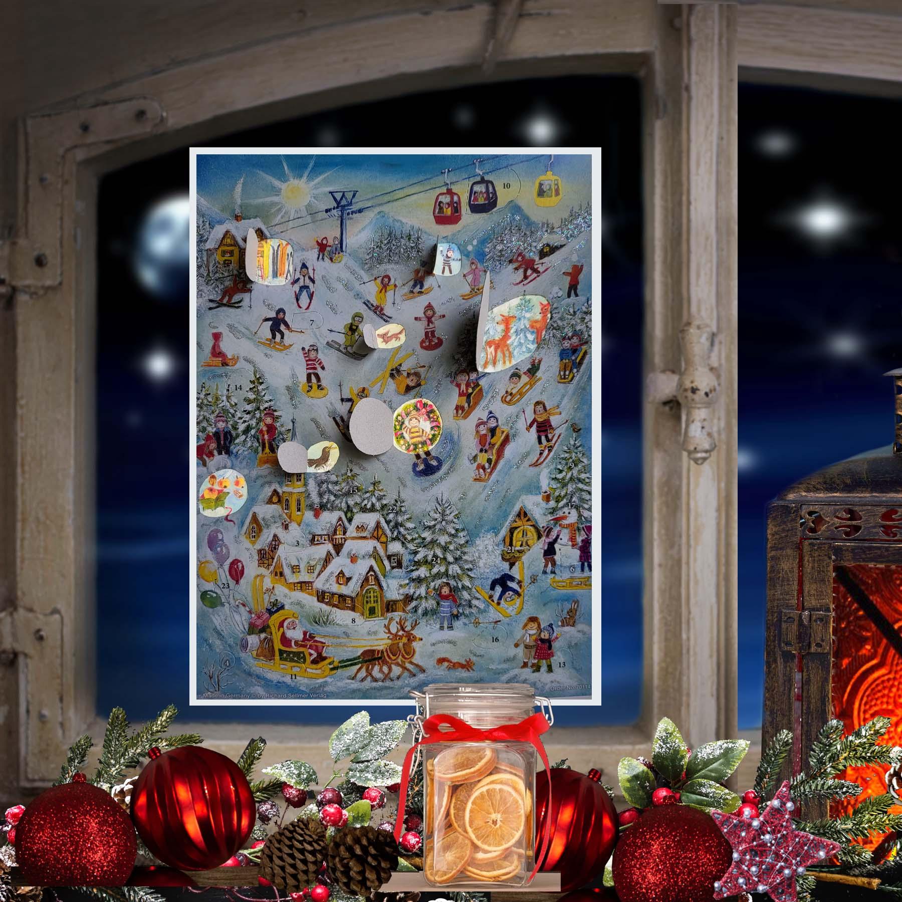 Adventskalender "Ski-Spaß" - Sellmer Adventskalender