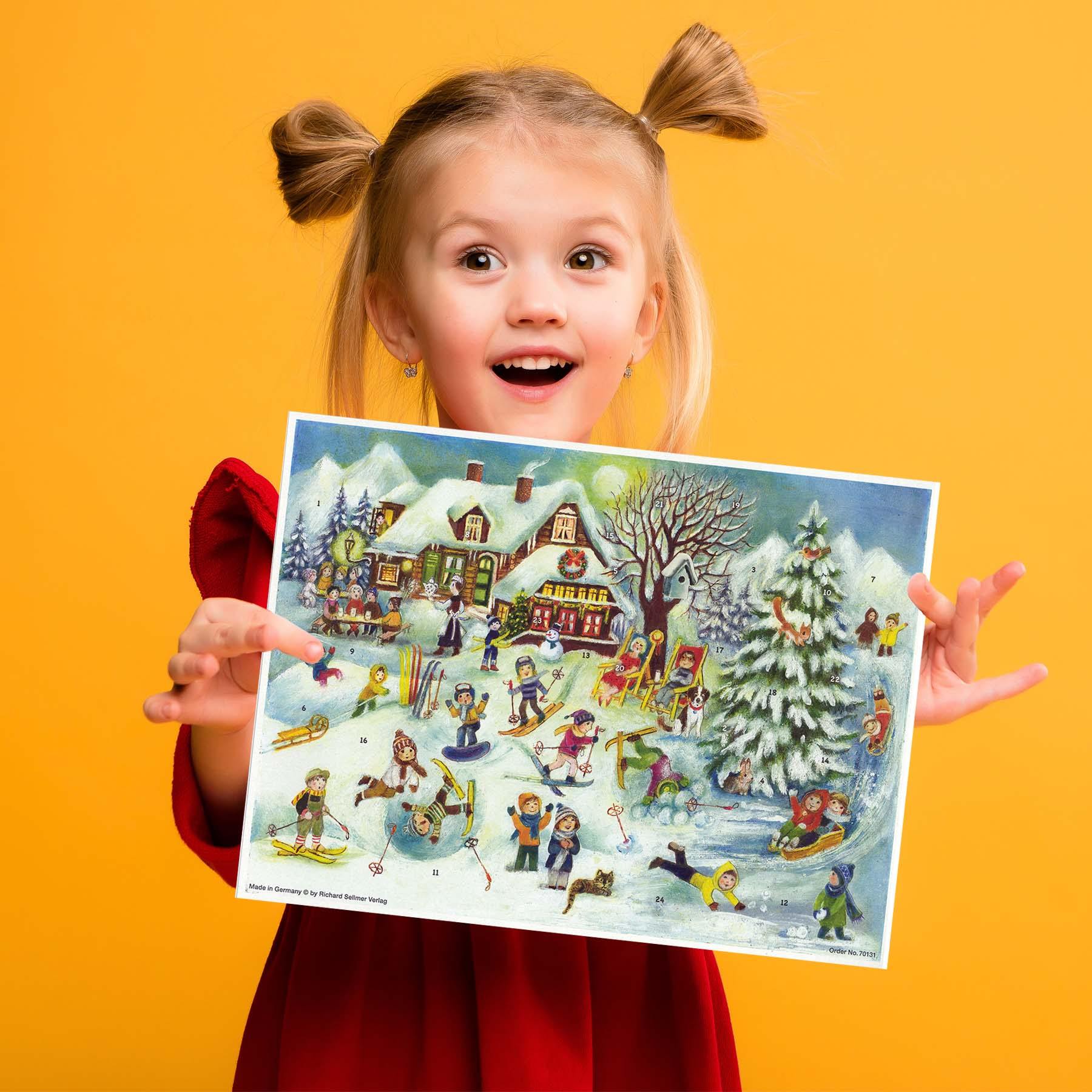 Adventskalender "Skihütte" - Sellmer Adventskalender