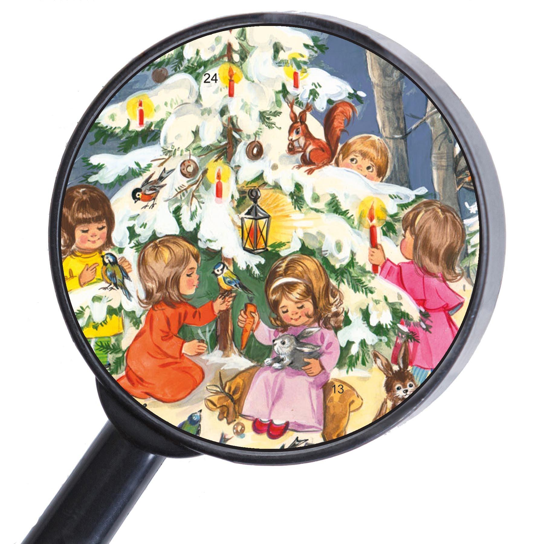 Adventskalender "Spiel und Spass am Weihnachtsbaum" - Sellmer Adventskalender - Lupe