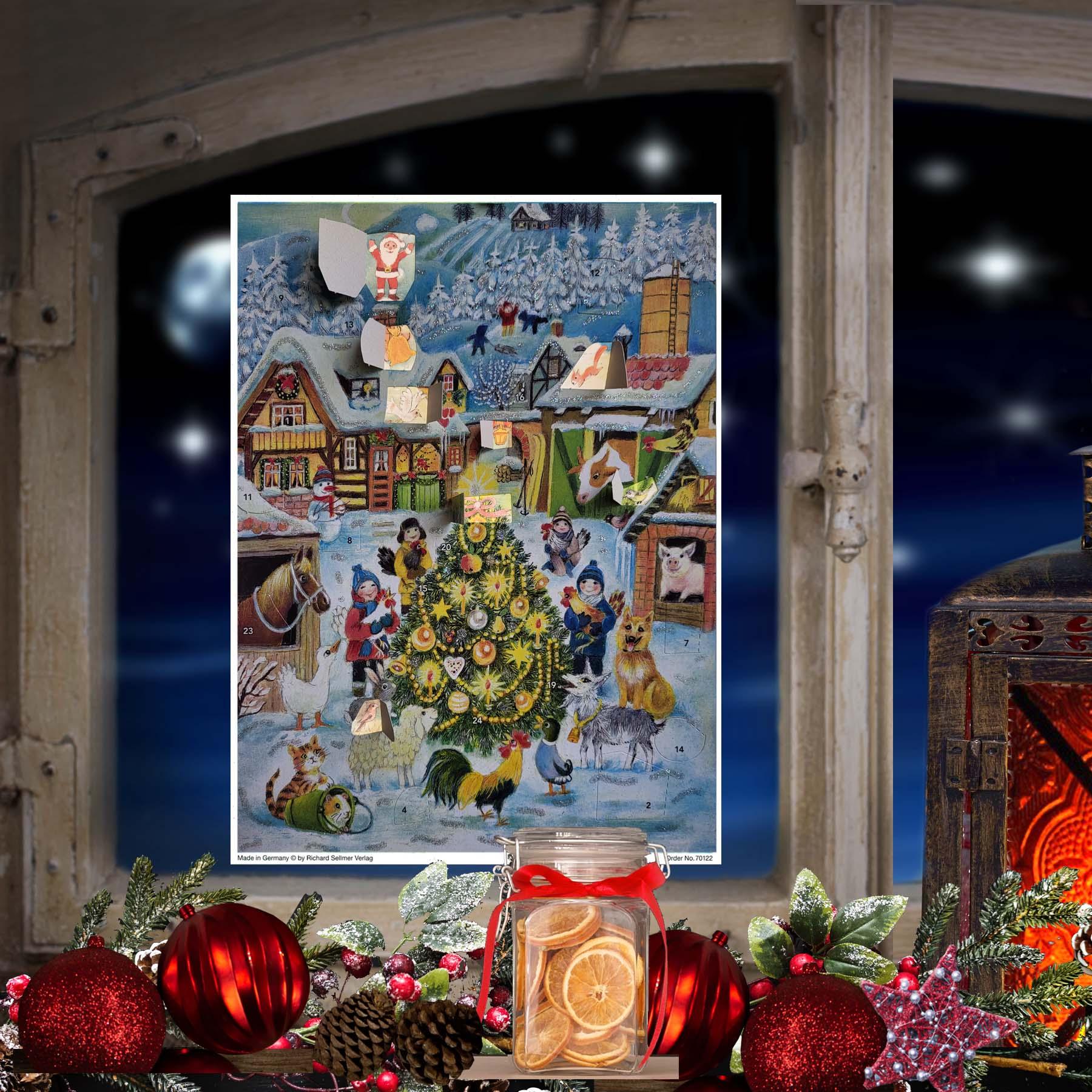 Adventskalender "Weihnachten auf dem Bauernhof" - Sellmer Adventskalender