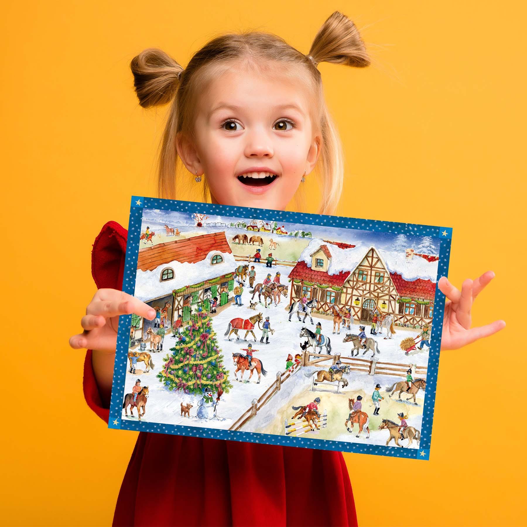 Adventskalender "Weihnachten auf dem Ponnyhof"" - Sellmer Adventskalender