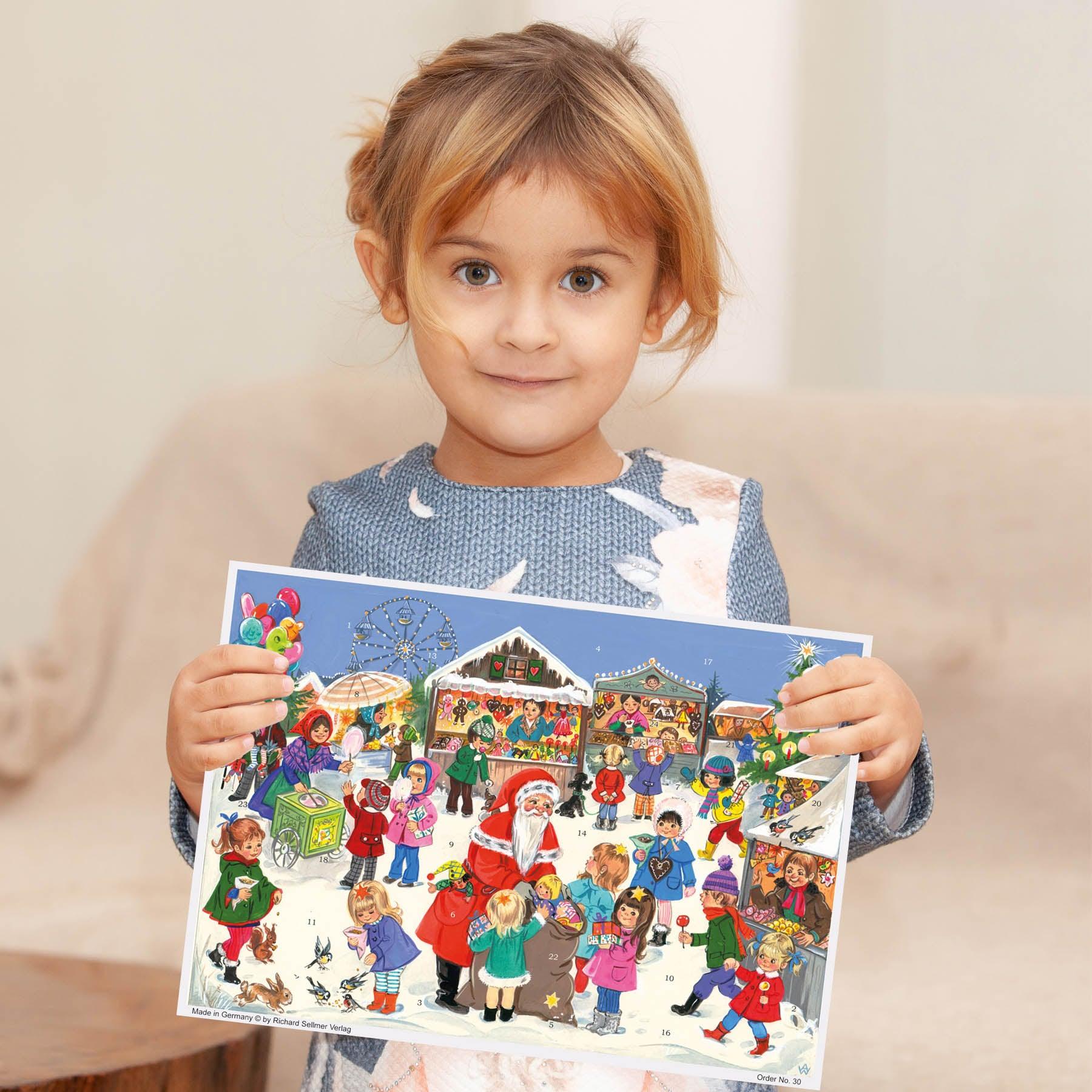 Adventskalender "Weihnachtsjahrmarkt" - Sellmer Adventskalender