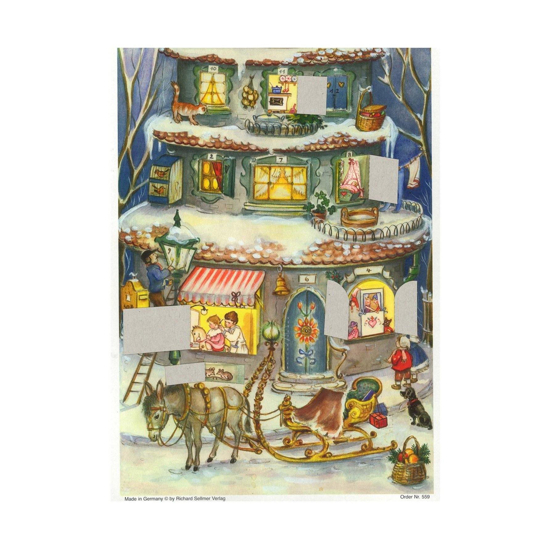 Adventskalender "Weihnachtspyramide" - Sellmer Adventskalender