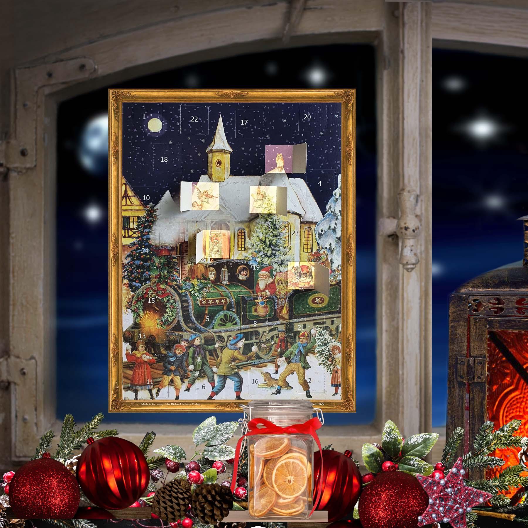 Adventskalender "Weihnachtszug" - Sellmer Adventskalender