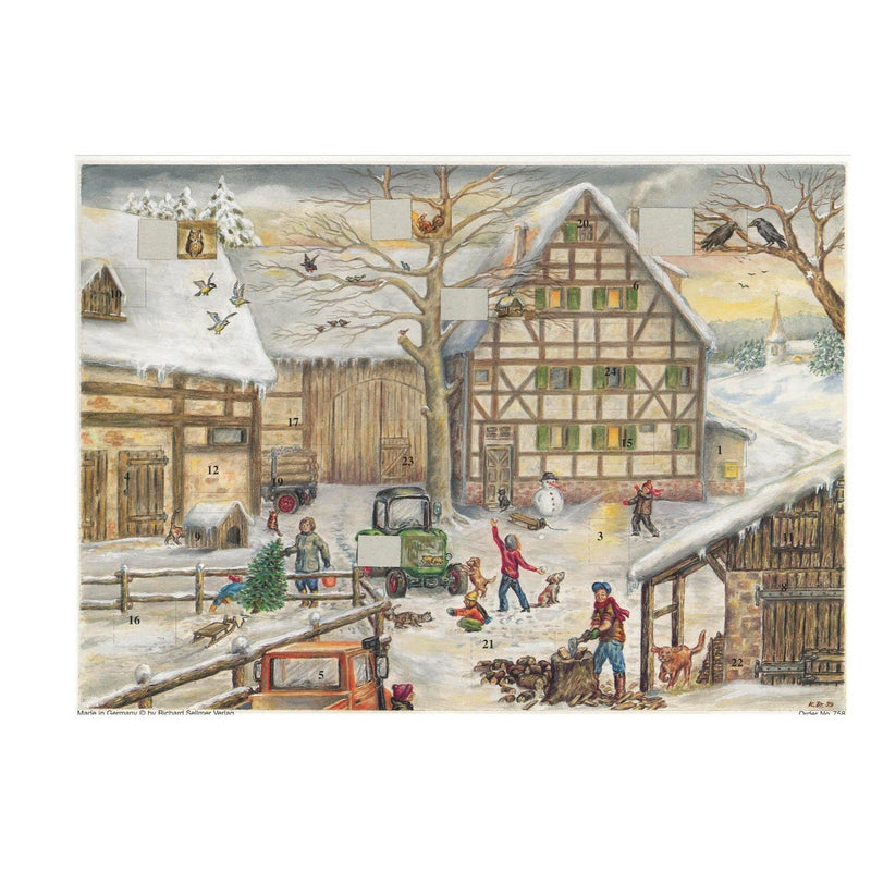 Adventskalender "Winter auf dem Bauernhof" - Sellmer Adventskalender