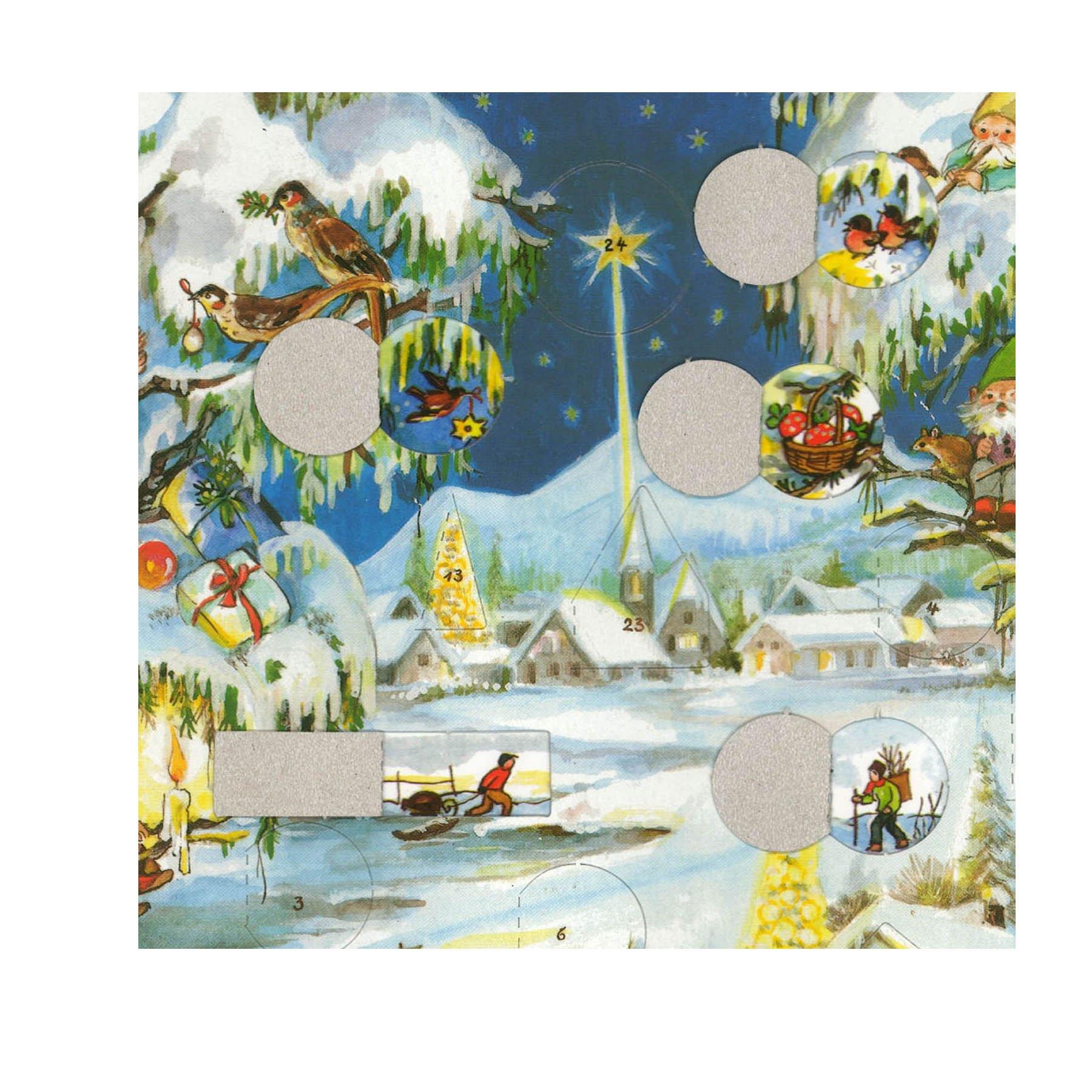 Adventskalender "Winterliches Dorf" - Sellmer Adventskalender