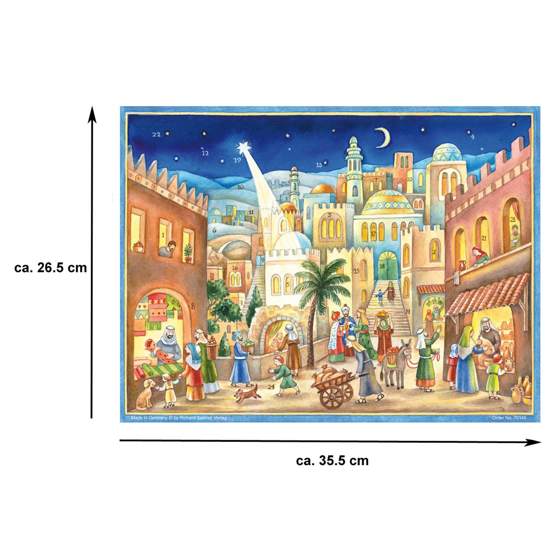 Adventskalender "Zu Bethlehem geboren" - Sellmer Adventskalender