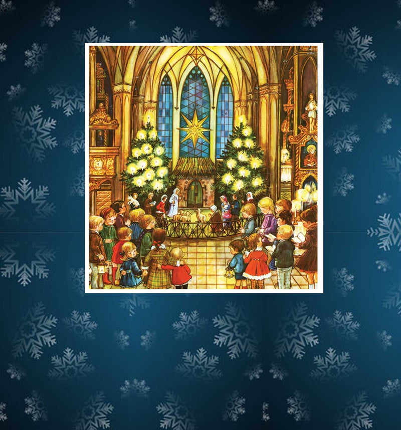 Christliche Adventskalender aus Papier