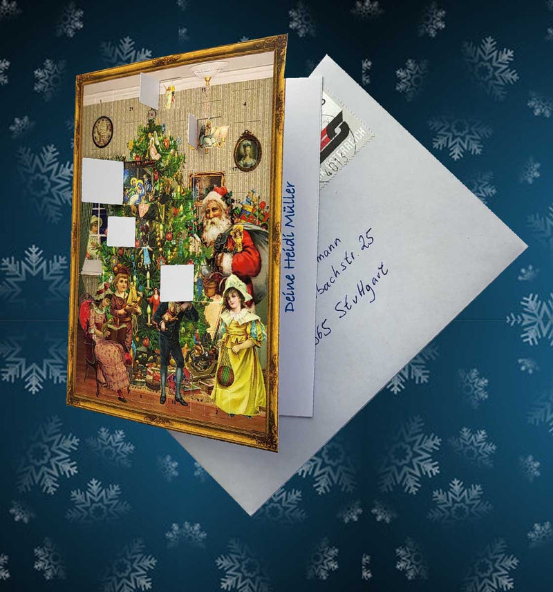Postkarten Adventskalender